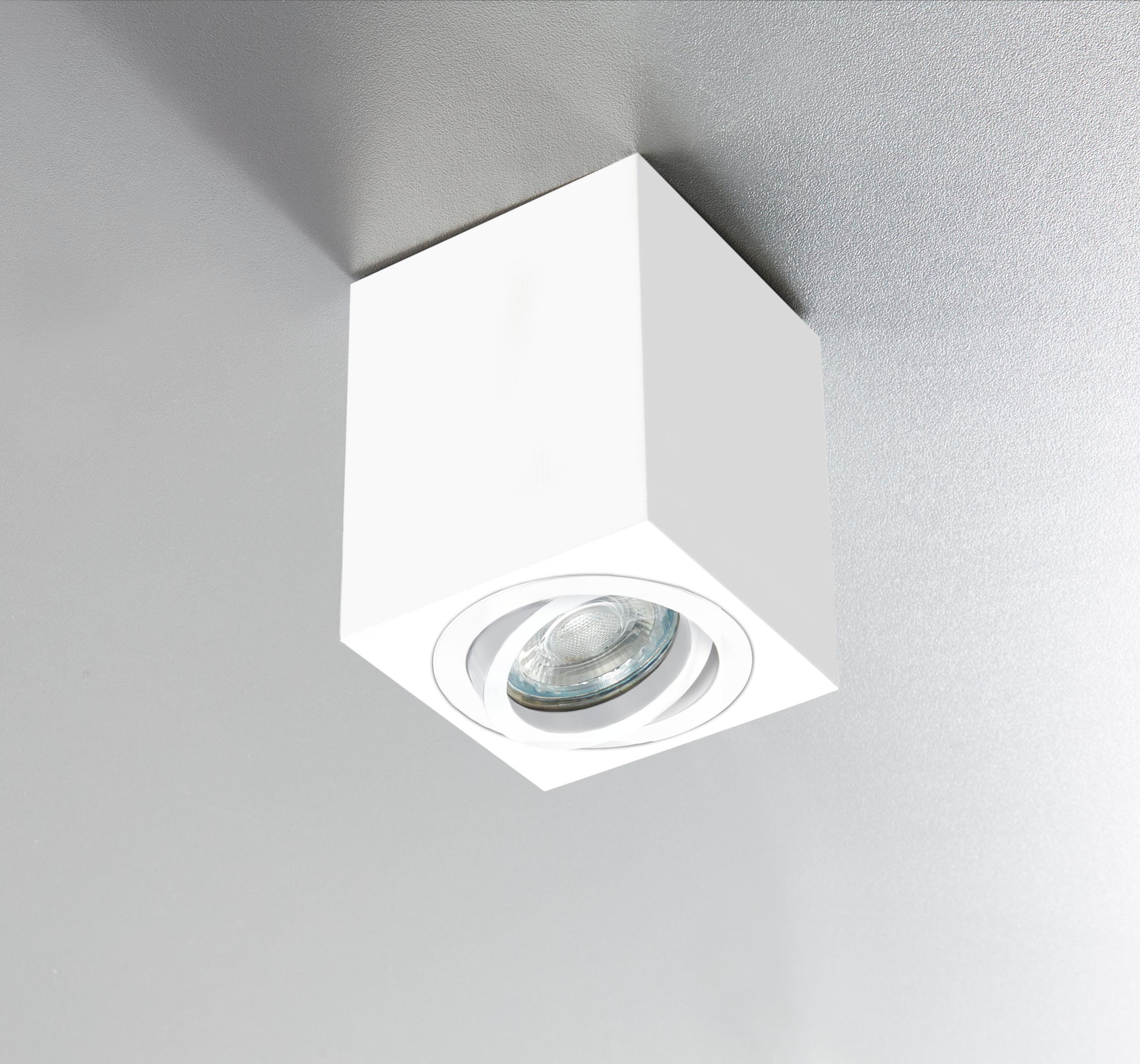HEITRONIC Deckenleuchte »ADL8001« GU10 Aufbauleuchte,Aufbaulampe, für Esszimmer, Flur, Wohnzimmer, schwenkbar