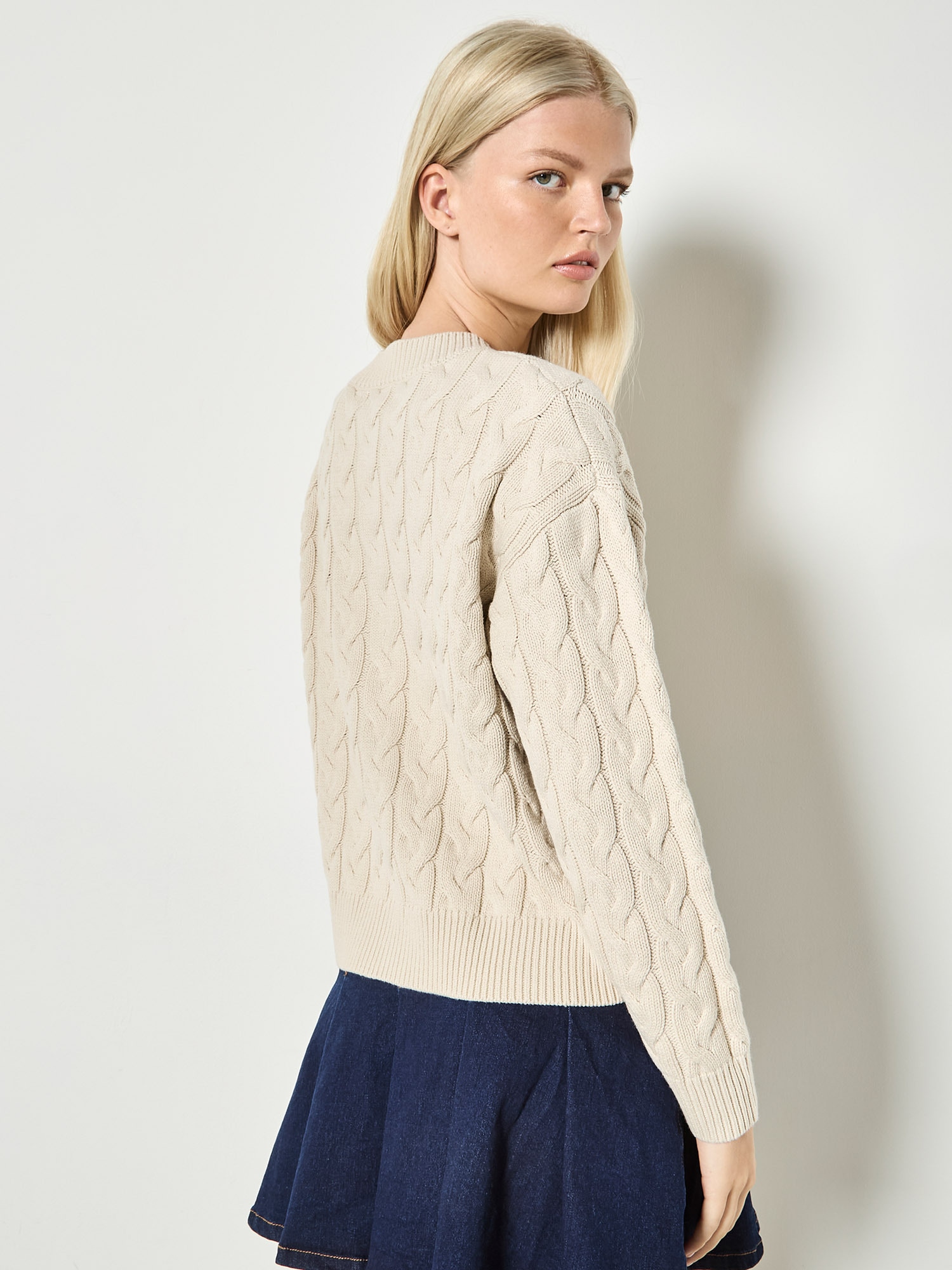 Apricot Cardigan »Strickjacke« und Zopfmuster