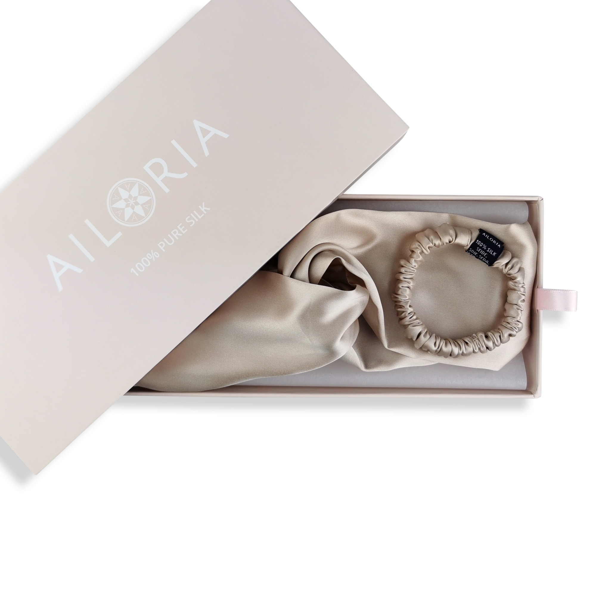 AILORIA Diadem »Set Headband und Scrunchie S aus Seide SOYEUX & DOUX«
