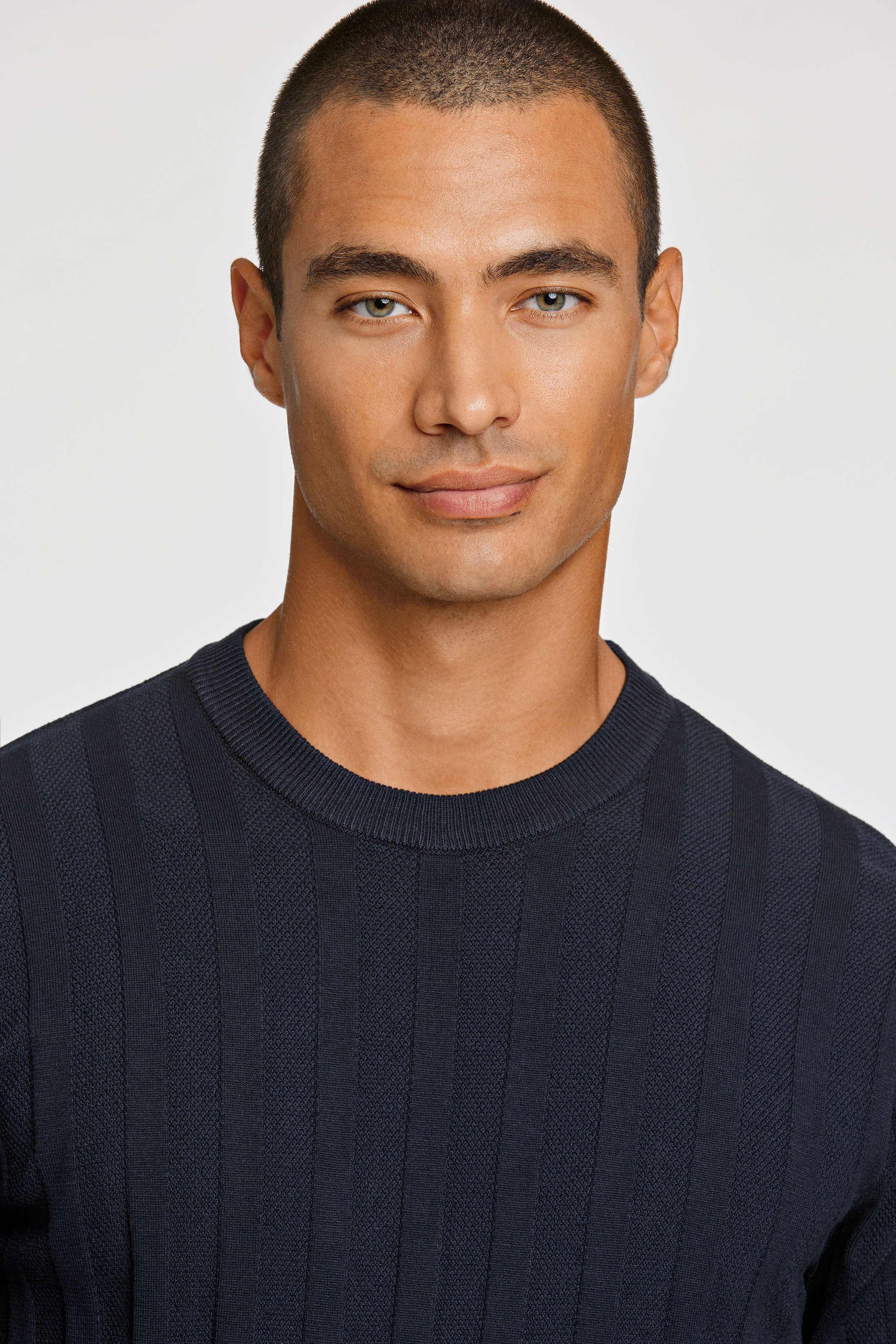 LINDBERGH Kurzarmpullover, mit Struktur-Muster