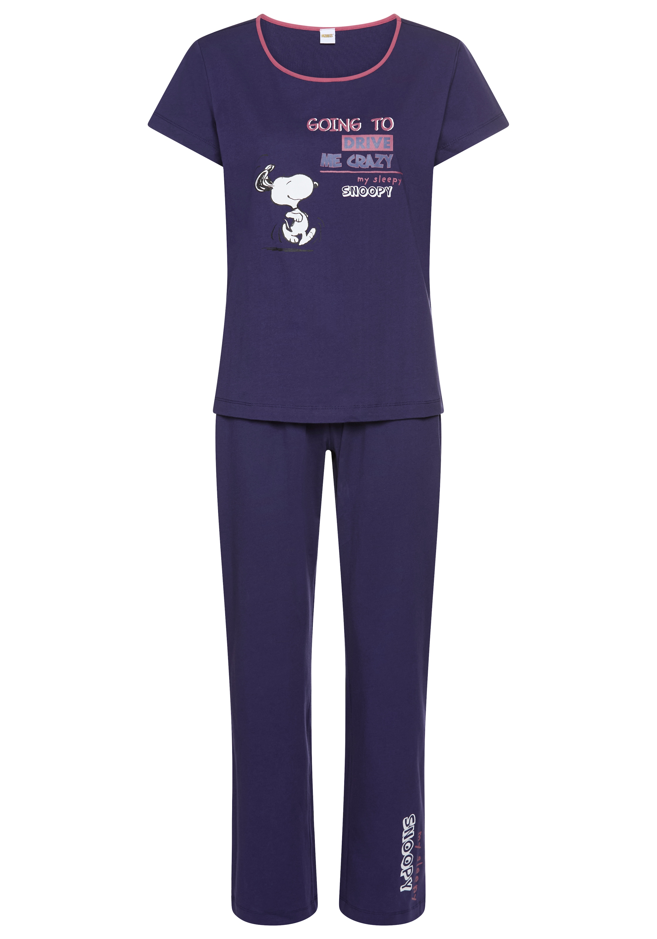 Peanuts Pyjama Set, 2 Stk. tlg., mit Snoopy-Druck