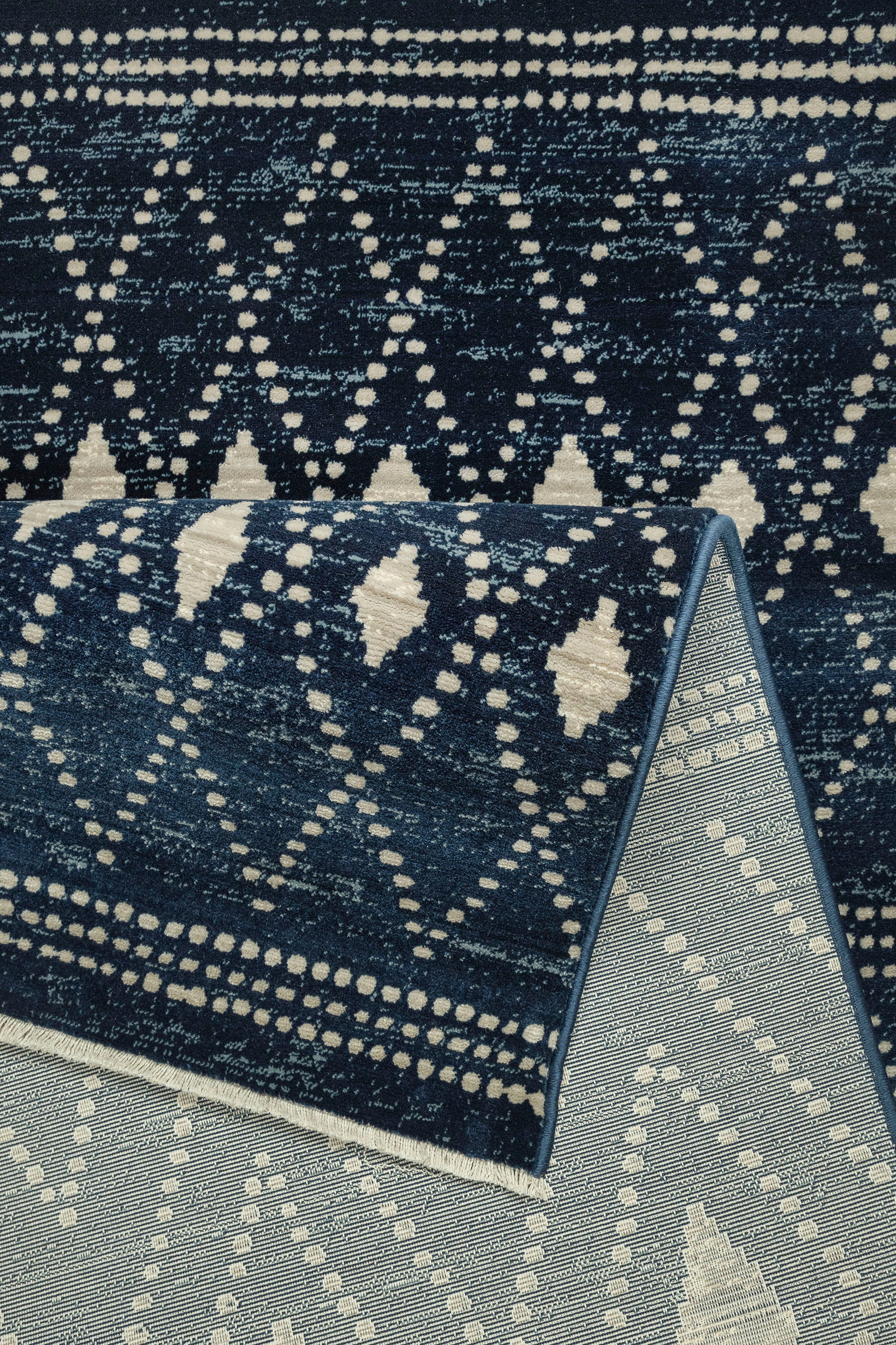 »Oana«, Teppich online Berber-Optik, Rauten-Design, mit weich, rechteckig, Fransen, weich bei andas OTTO schön flach,