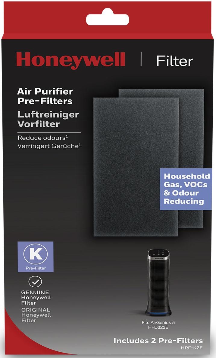 Honeywell Ersatzfilter »HRF-K2E K-Vorfilter«, (Set, 2 tlg.), kompatibel mit dem Honeywell HFD323E Luftreiniger AirGenius 5