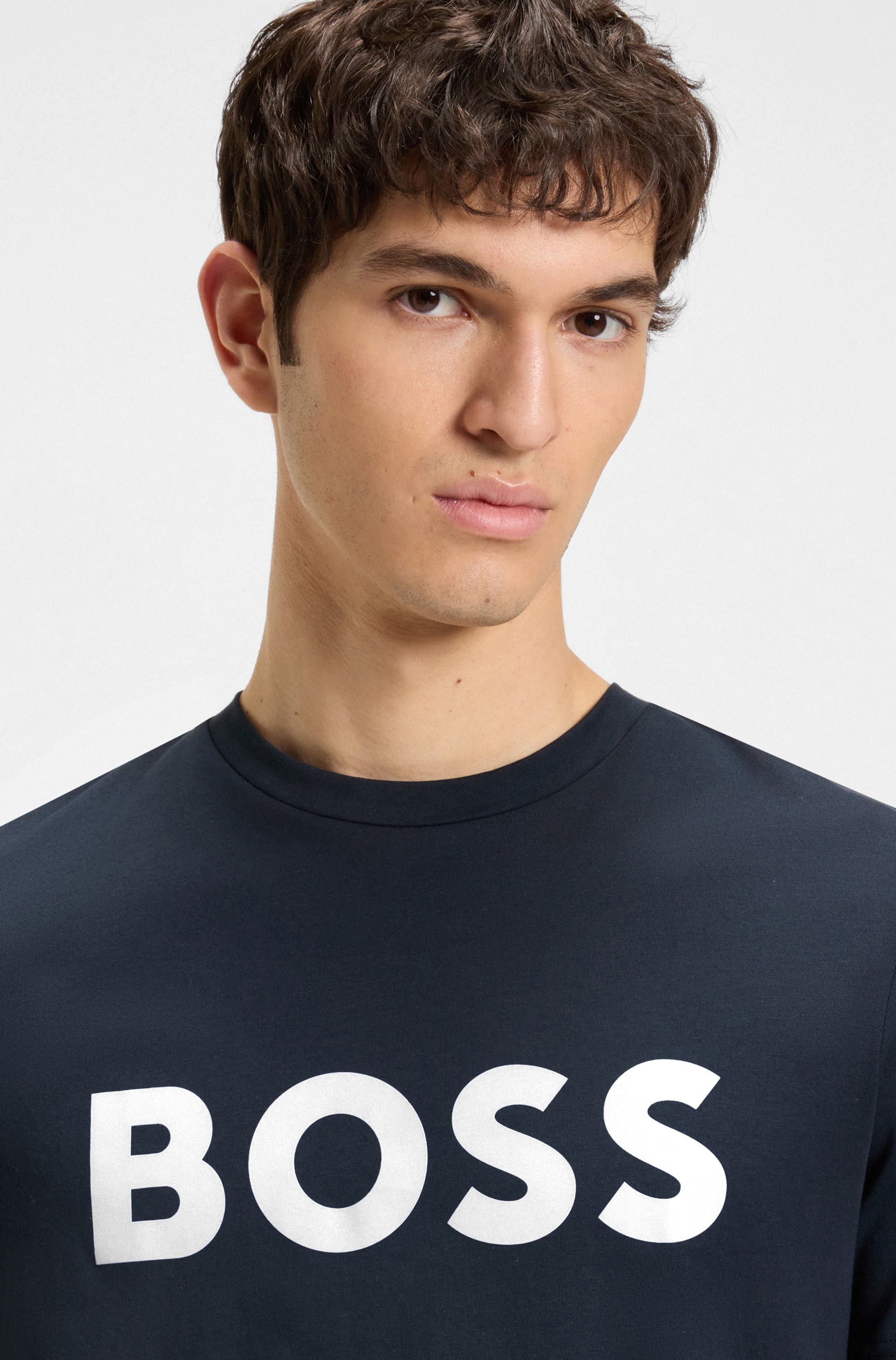 BOSS ORANGE T-Shirt »Thinking 1«, (1 tlg.), mit Logodruck