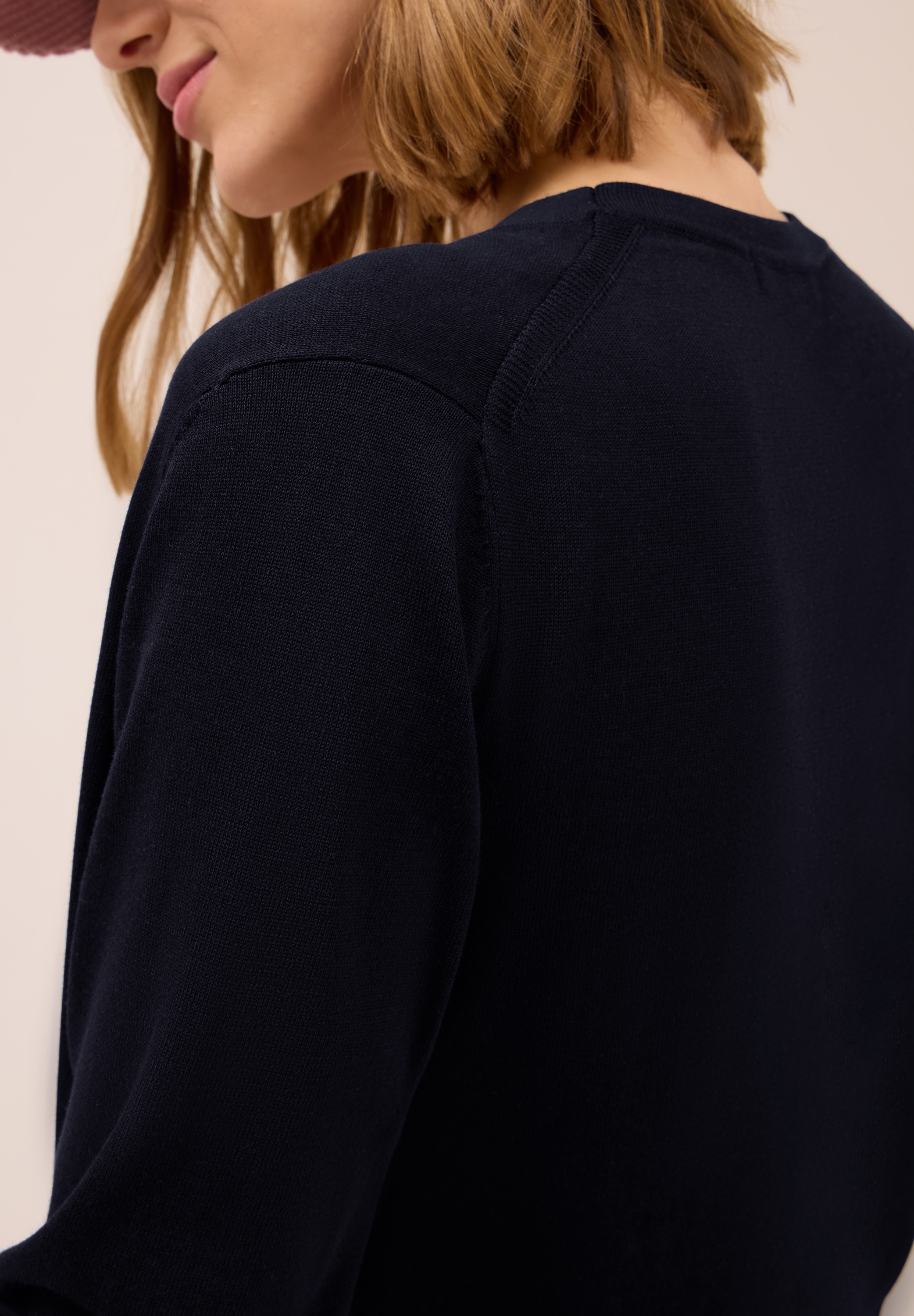 Cecil Longstrickjacke, softe Baumwollmischung