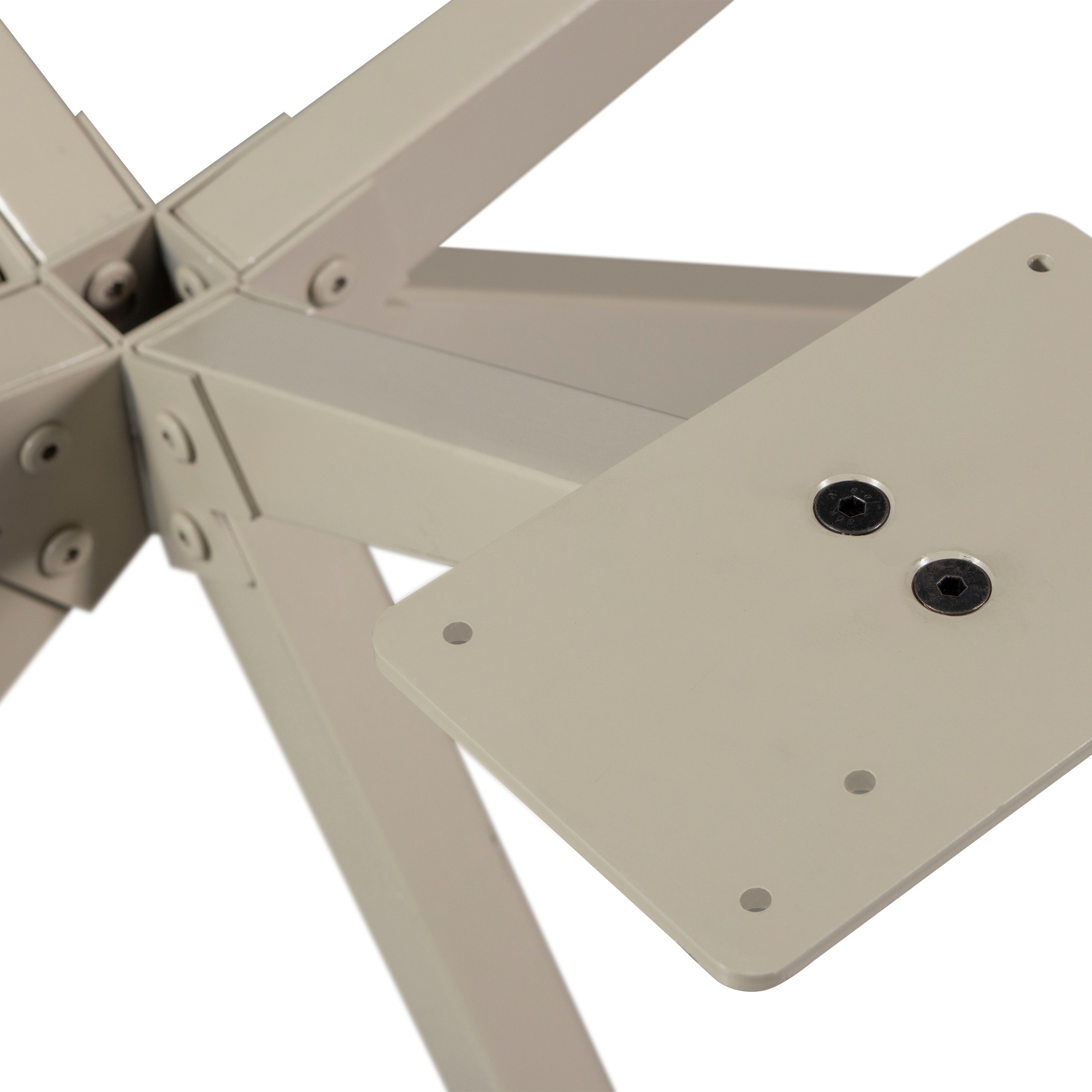 WOOOD Tischbein »Tablo Holland XL Metall mit Pulverbeschichtung B 170 x T 80 x H 72 cm« Kreuzgestell Ø 3,5 cm, Tragkraft 160 kg, einfach zu montieren
