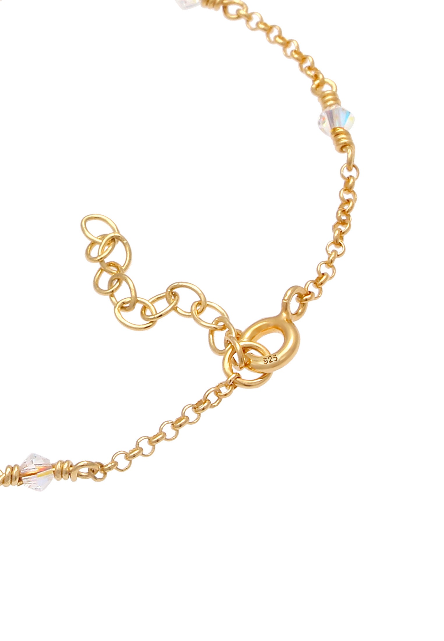 Elli Armkette »Armband Elegant Kristalle 925 Silber«