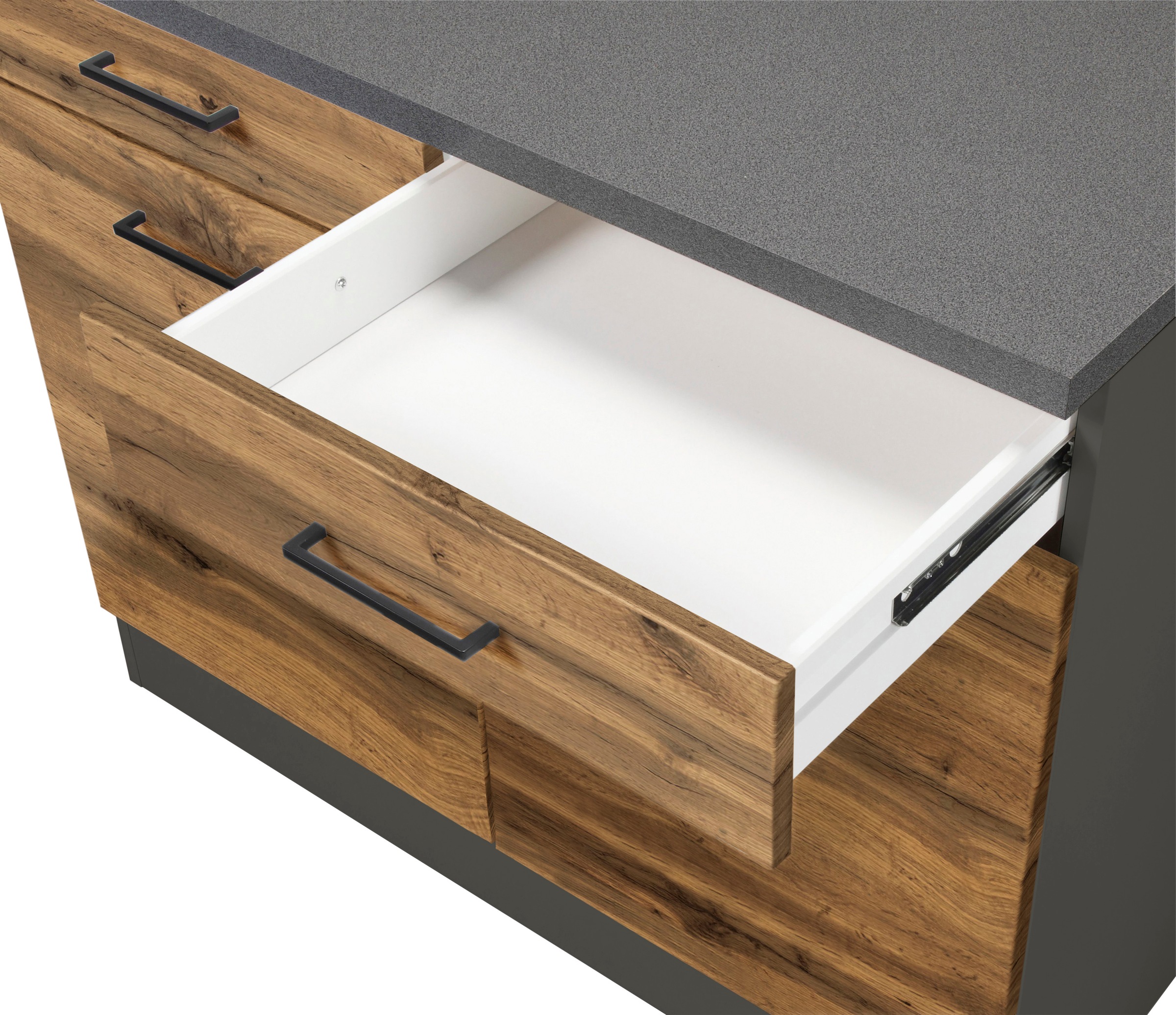 KOCHSTATION Unterschrank »KS-Trier« Breite 100 cm, für viel Stauraum