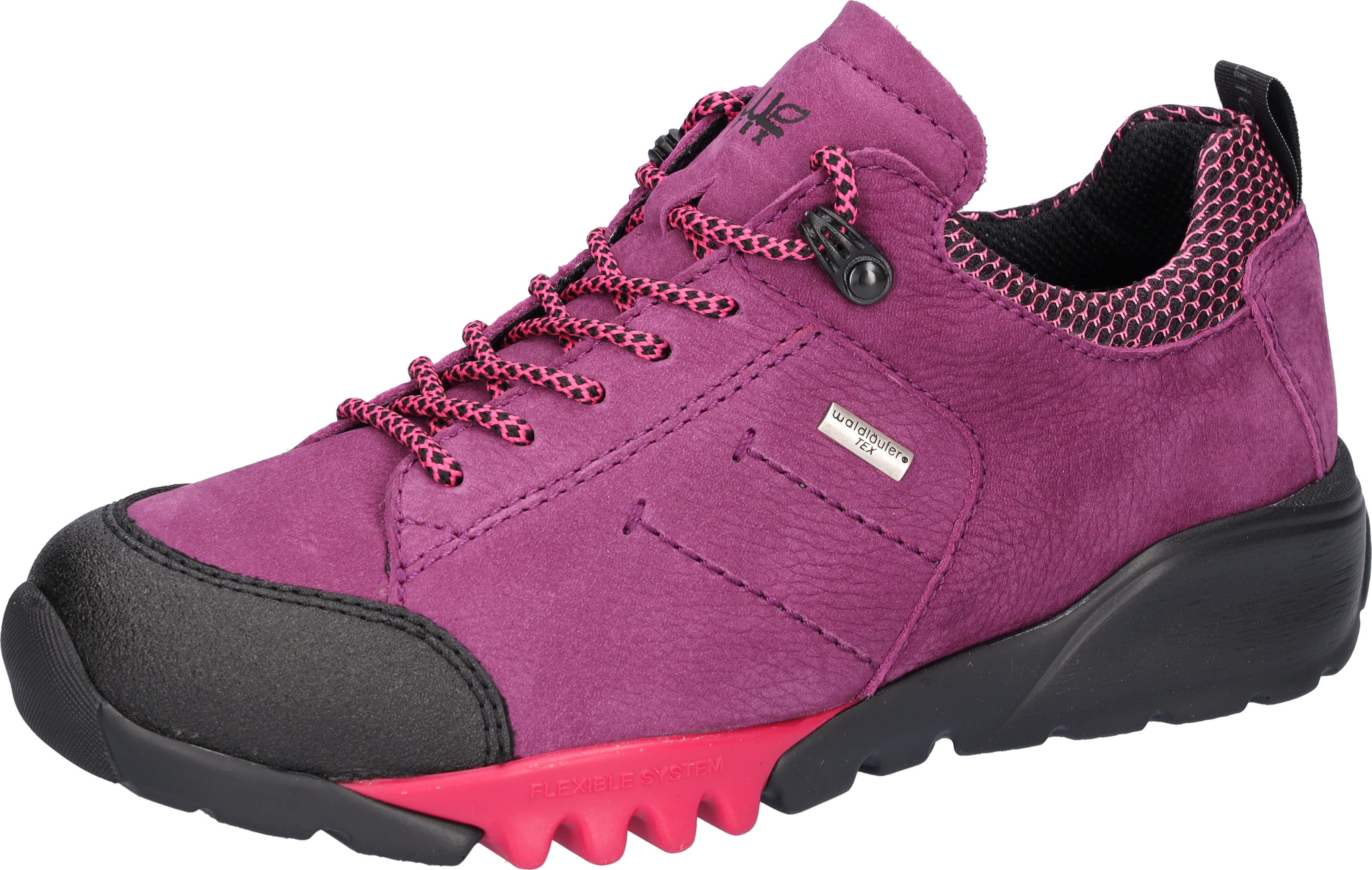 Waldläufer Damen Trekkingschuh »H-Amiata« , Freizeitschuh, Halbschuh, Schnürschuh mit TEX-Membran, H-Weite, Größe 8,5 (42,5)