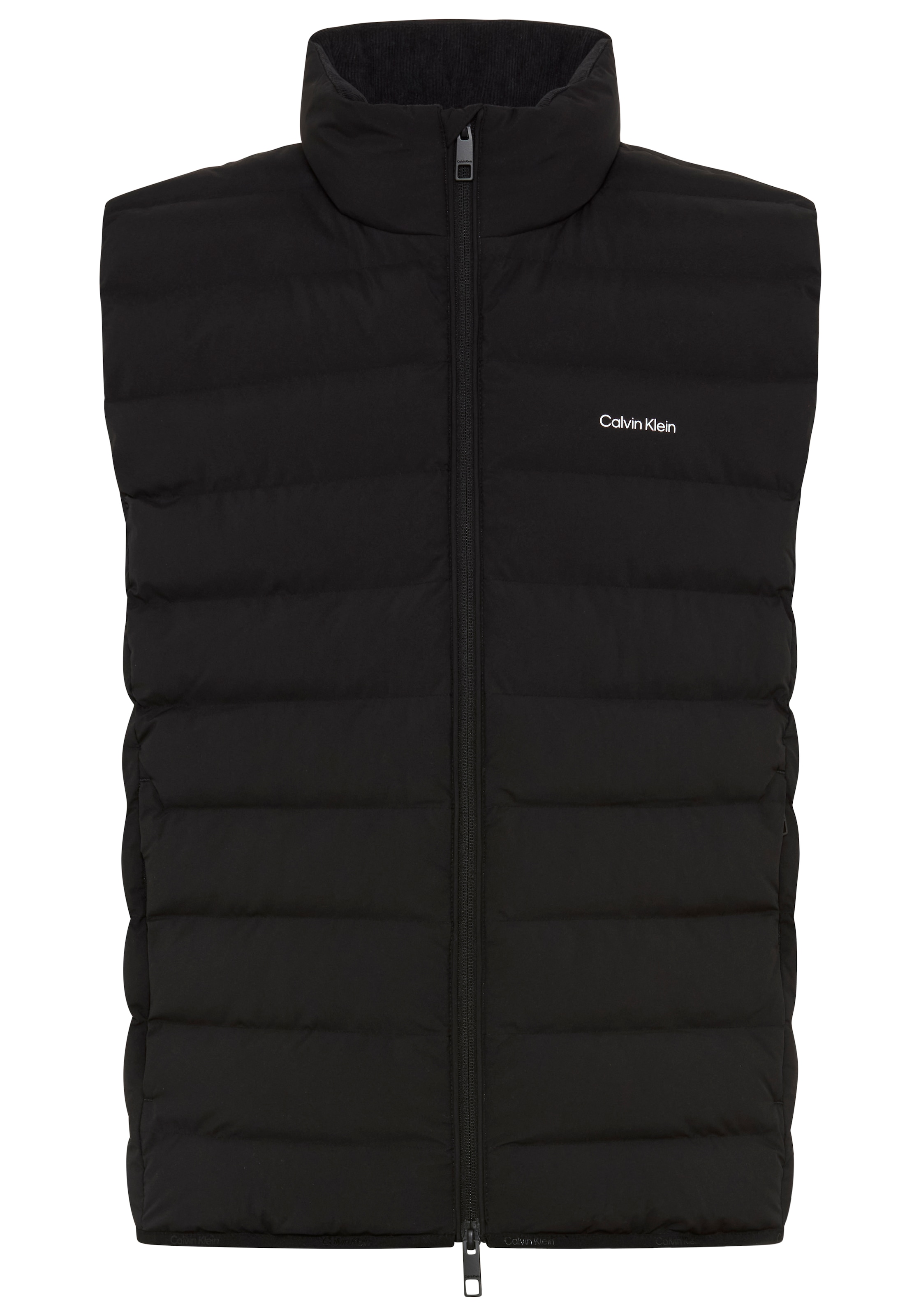 Calvin Klein Steppweste Stehkragen, 2-Wege-Zipper, Regular Fit
