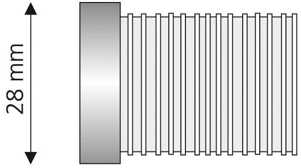 Liedeco Gardinenstangen-Endstück, für Gardinenstange OTTO bestellen Ø 2 28 mm St.), bei (Set