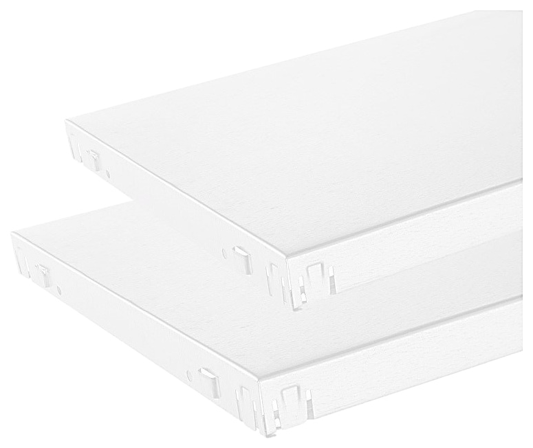 SCHULTE Regalwelt Regalelement »Stecksystem-Fachboden PowerMax«, 2 Stück weiß, 1000x500 mm