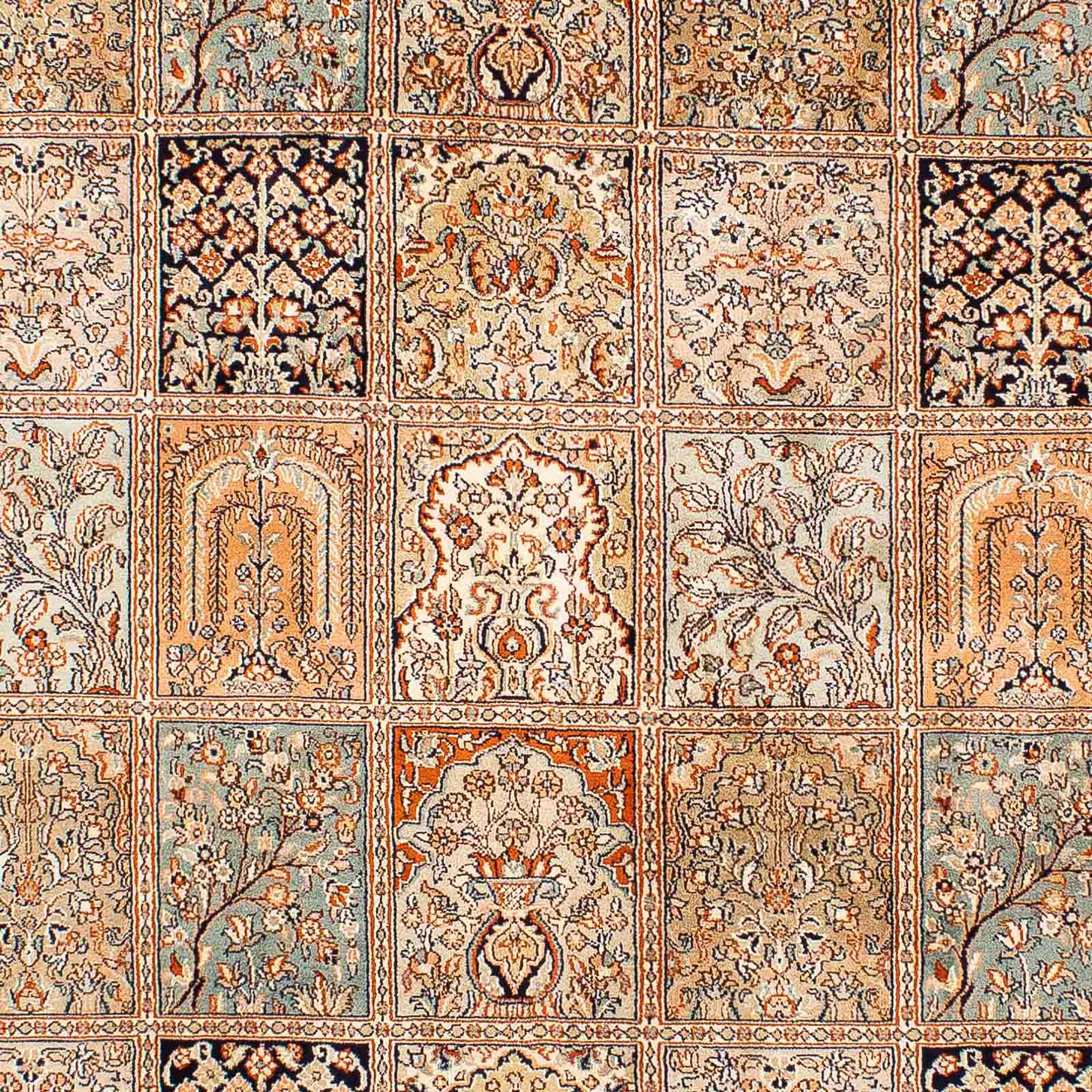 morgenland Seidenteppich »Seidenteppich - Kaschmir Seide - 221 x 158 cm - mehrfarbig«, rechteckig, Wohnzimmer, Handgeknüpft, Einzelstück mit Zertifikat