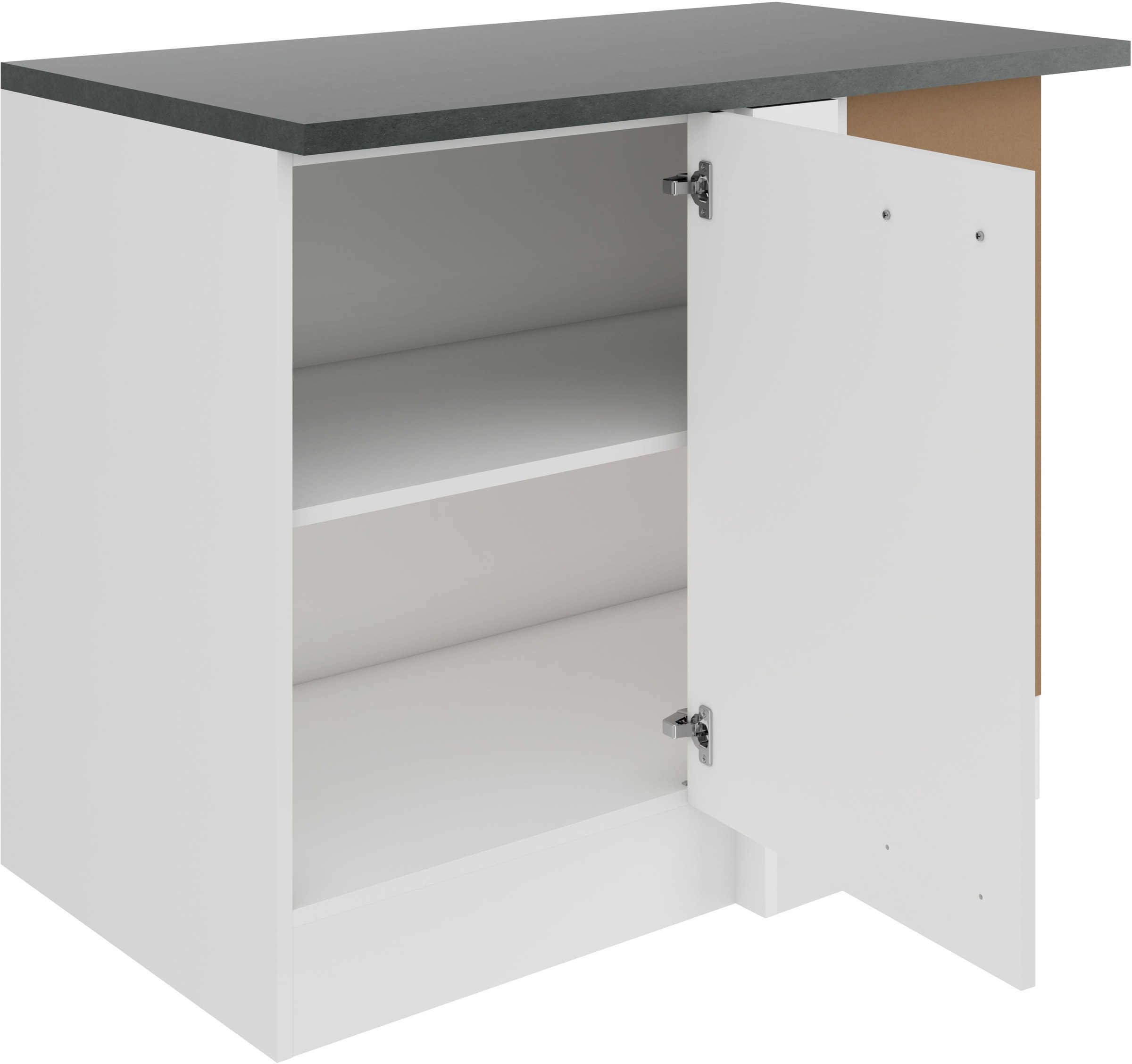 OPTIFIT Eckunterschrank »Palma« Breite 100 cm, zur Weitergestaltung mit einem Geschirrspüler