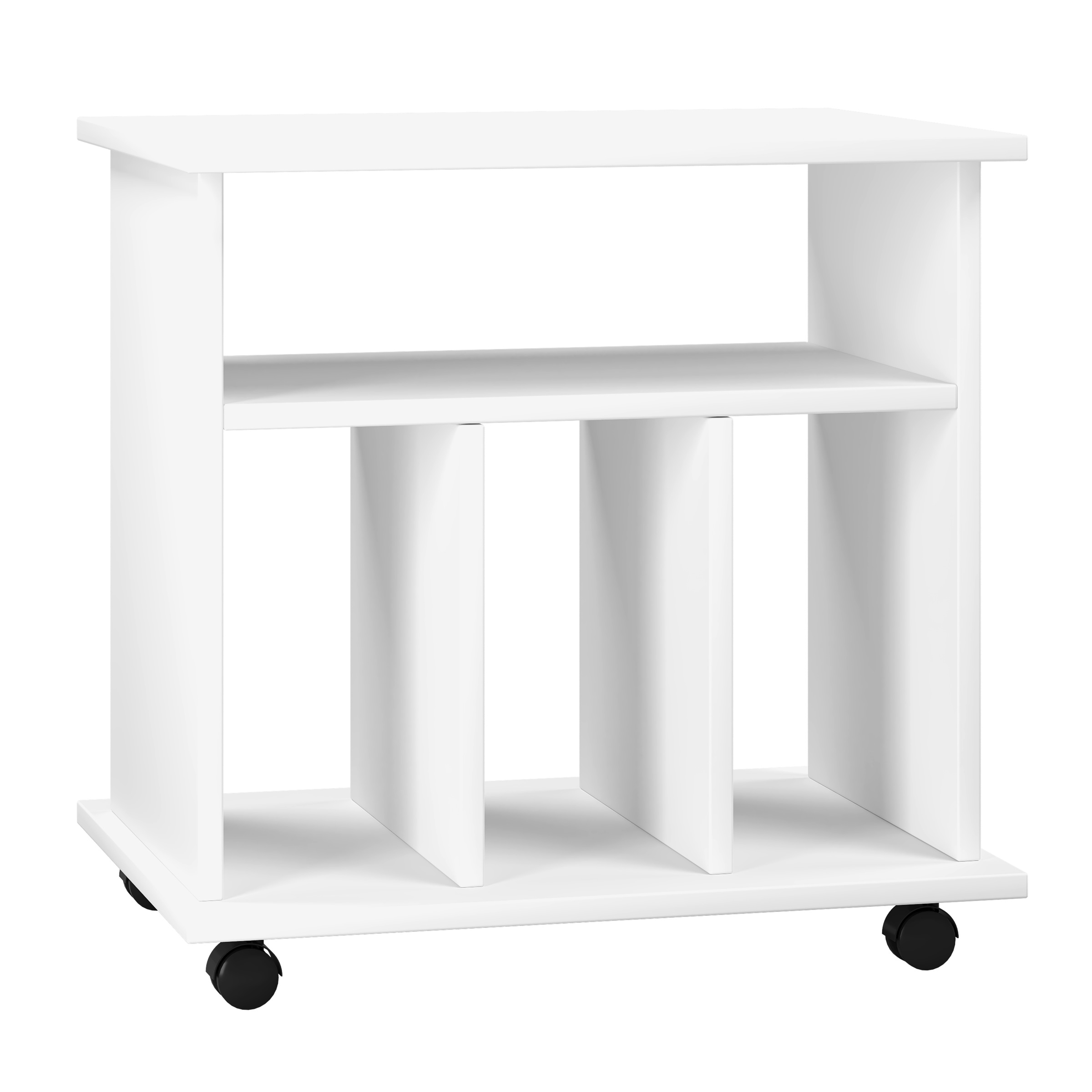 VCM Beistelltisch »Holz Beistelltisch Couchtisch Rollen Tabina«