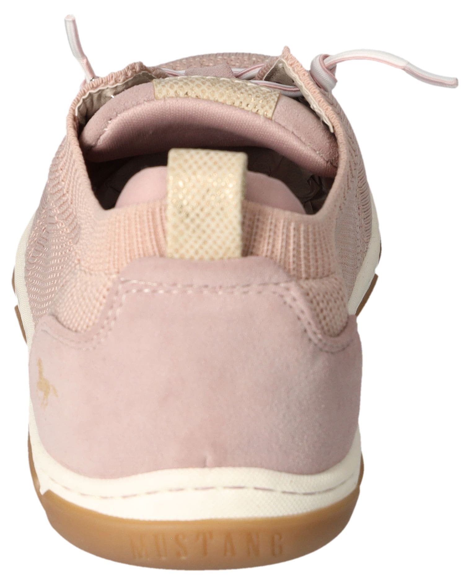 Mustang Shoes Slip-On Sneaker, Freizeitschuh, Halbschuh, Schlupfschuh, mit Elastik-Schnürsenkel