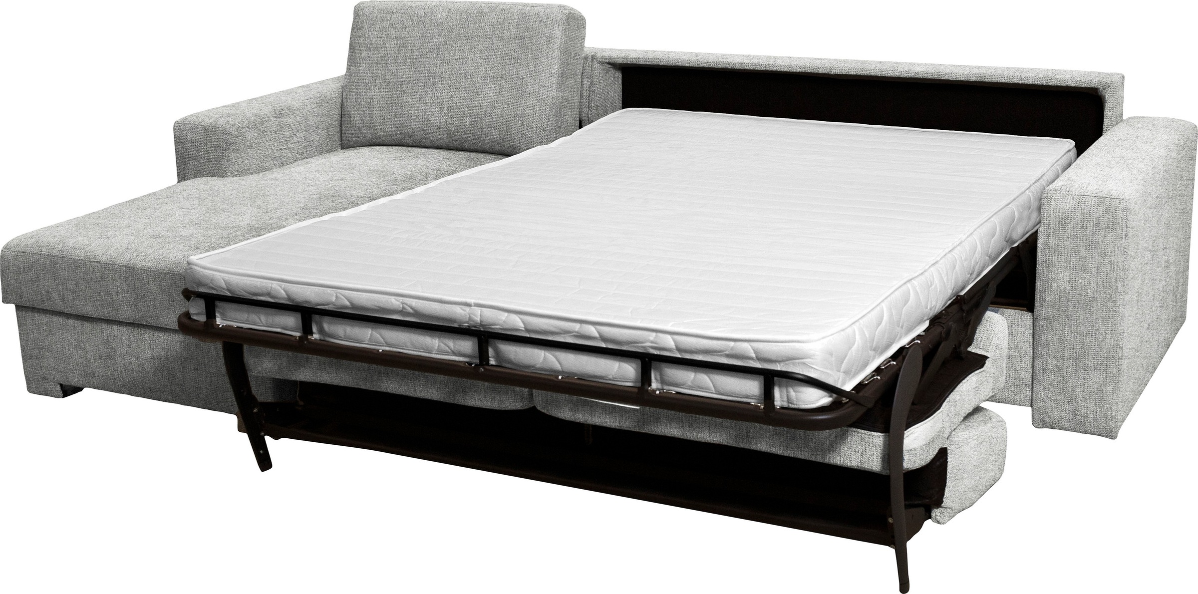Home affaire Ecksofa »Roma "M" Matratzenhöhe 14 cm, Dauerschlaffunktion, mit Unterfederung,«, Liegemaße ca 143x198 cm, L-Form