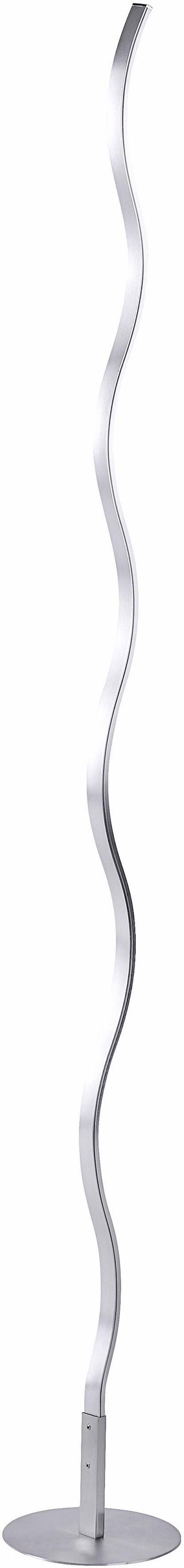 JUST LIGHT Stehlampe »WAVE«, 1 flammig, Leuchtmittel LED-Board | LED fest integriert, Fußschalter