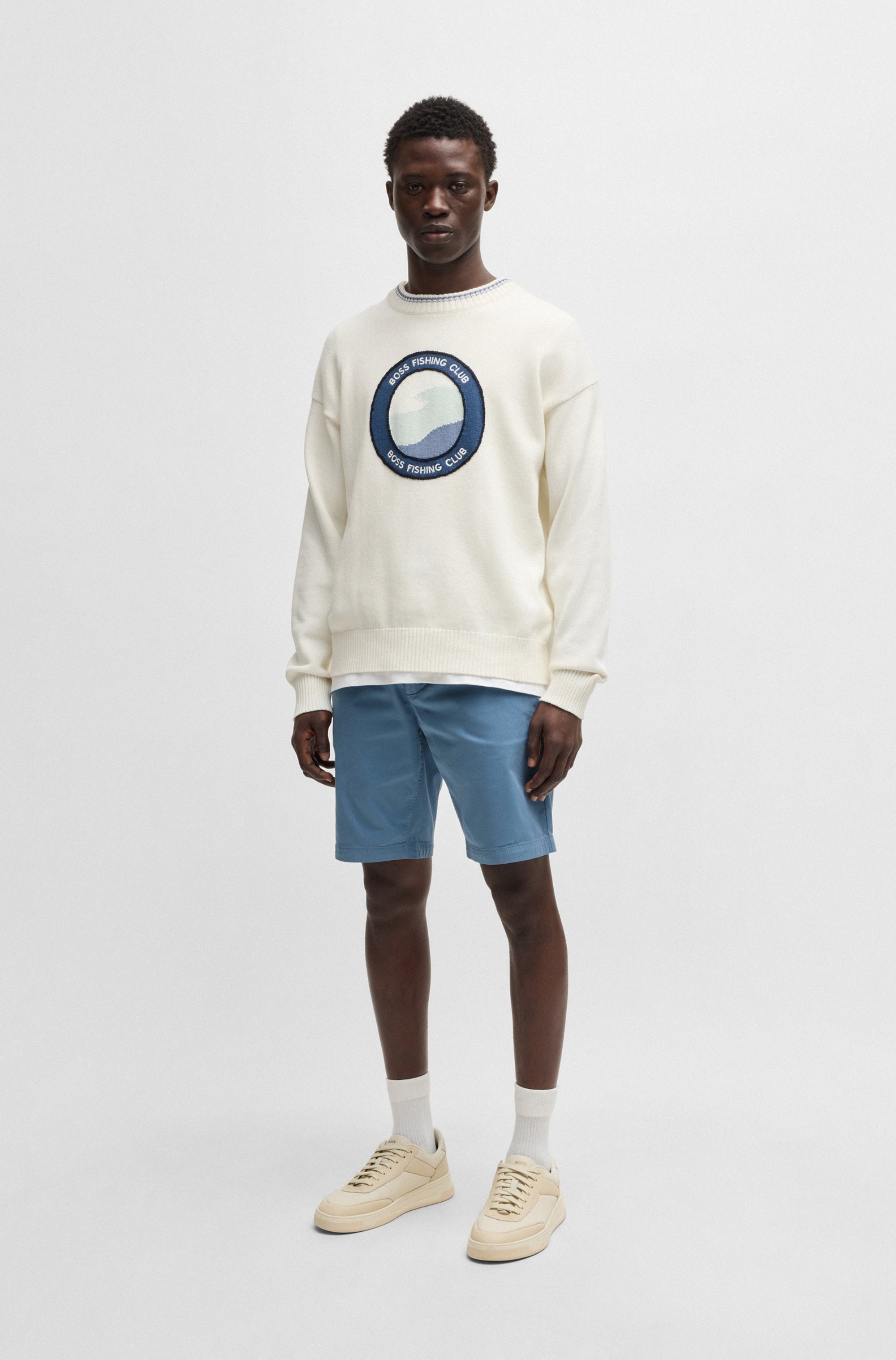 BOSS ORANGE Chinoshorts »Chino-slim-Shorts«, in moderner Passform