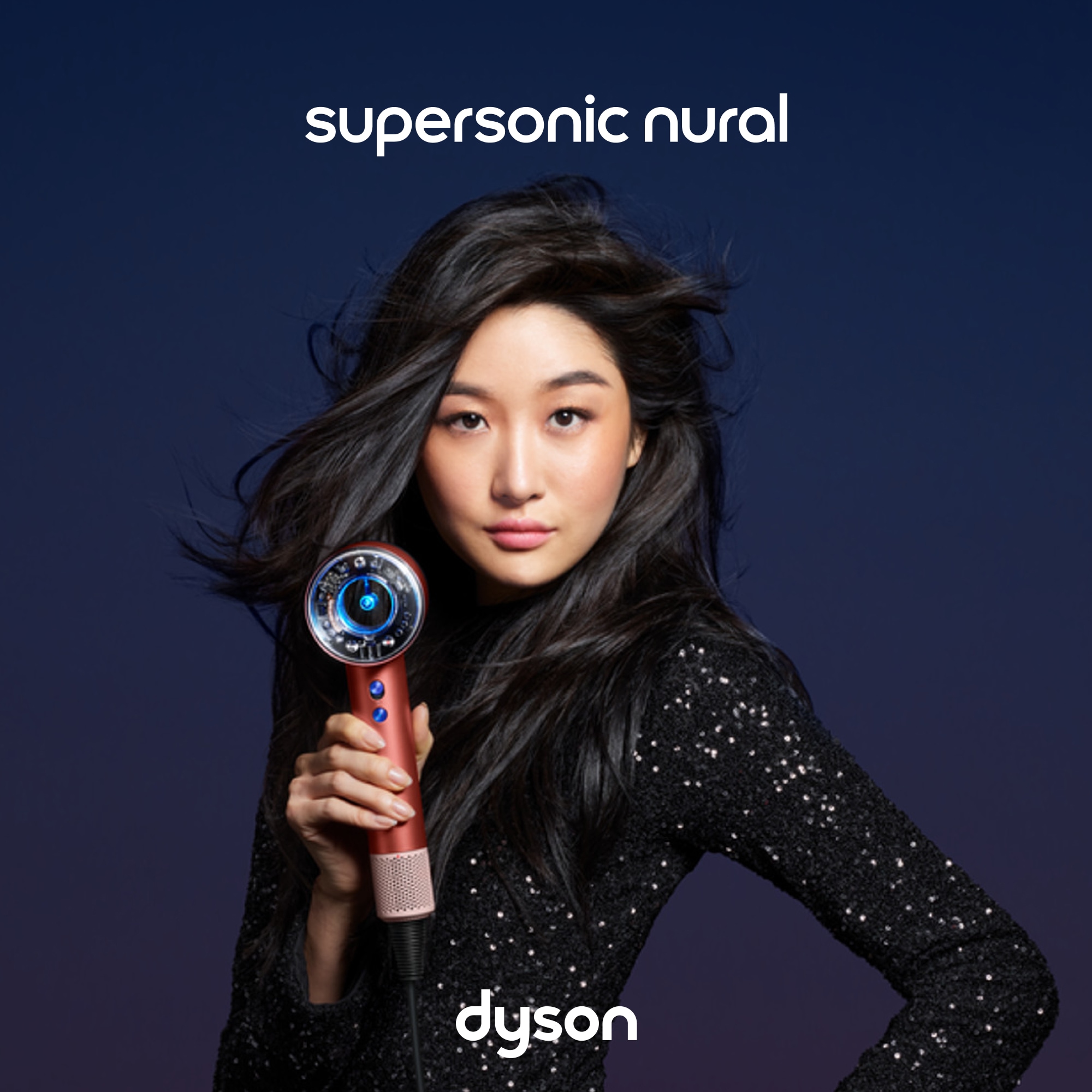 DYSON Haartrockner »Supersonic Nural™ (Strawberry Bronze/Rosé)«, 1600 W, 5 Aufsätze