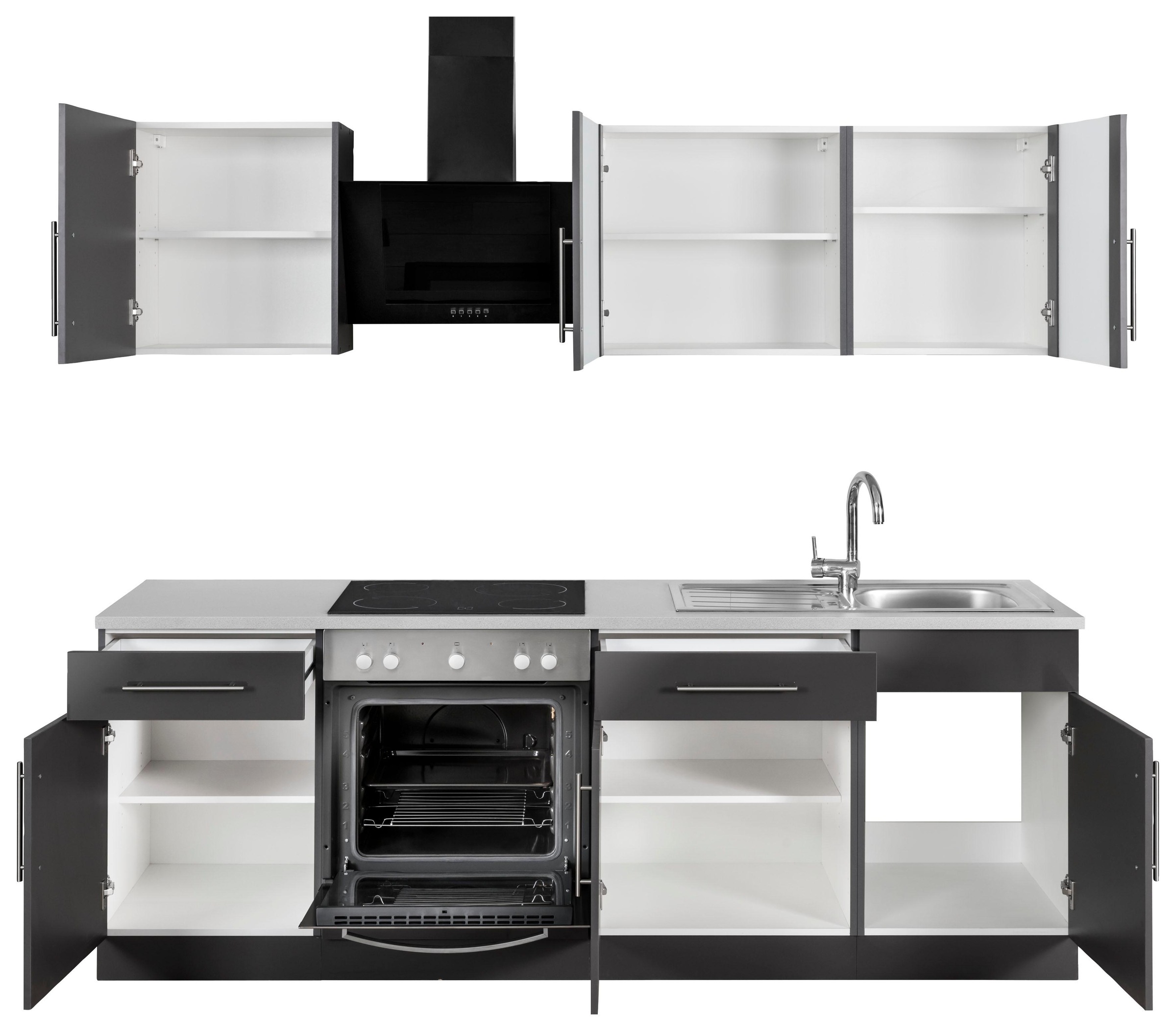 220 Breite Küchenzeile mit Online im OTTO Shop »Cali«, Küchen wiho E-Geräten, bestellen cm