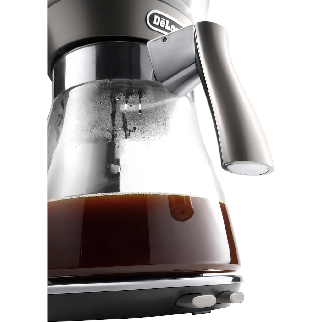 De'Longhi Filterkaffeemaschine »Clessidra ICM 17210«, 1,25 l Kaffeekanne, Papierfilter