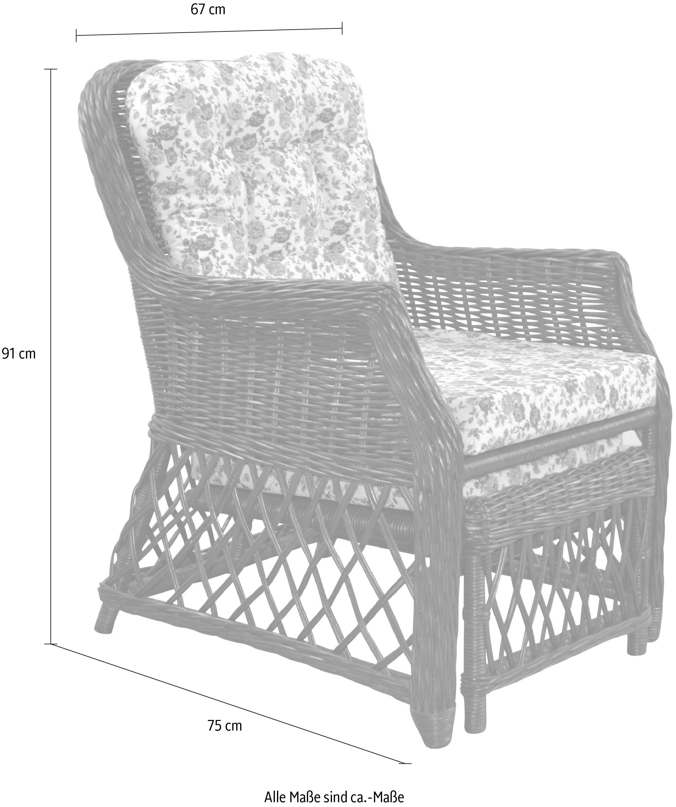 Shop Handarbeit, affaire (B/T/H): Online im (67/75/91) Maße Rattanstuhl, OTTO Home