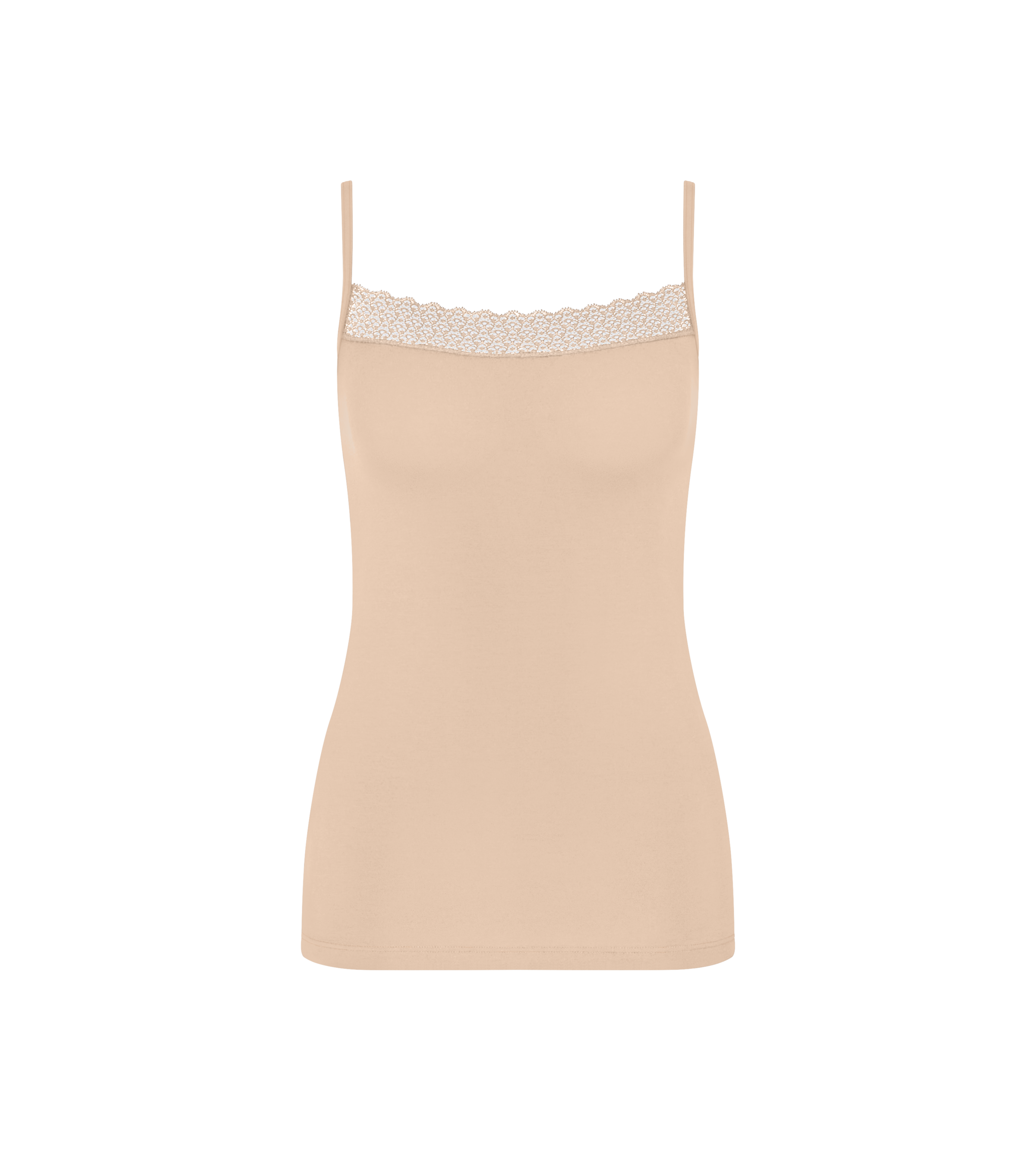 Triumph Spaghettitop »Feel of Modal« seidenweich, eckiger Ausschnitt, bequem, Spitzen-Details, elastisch