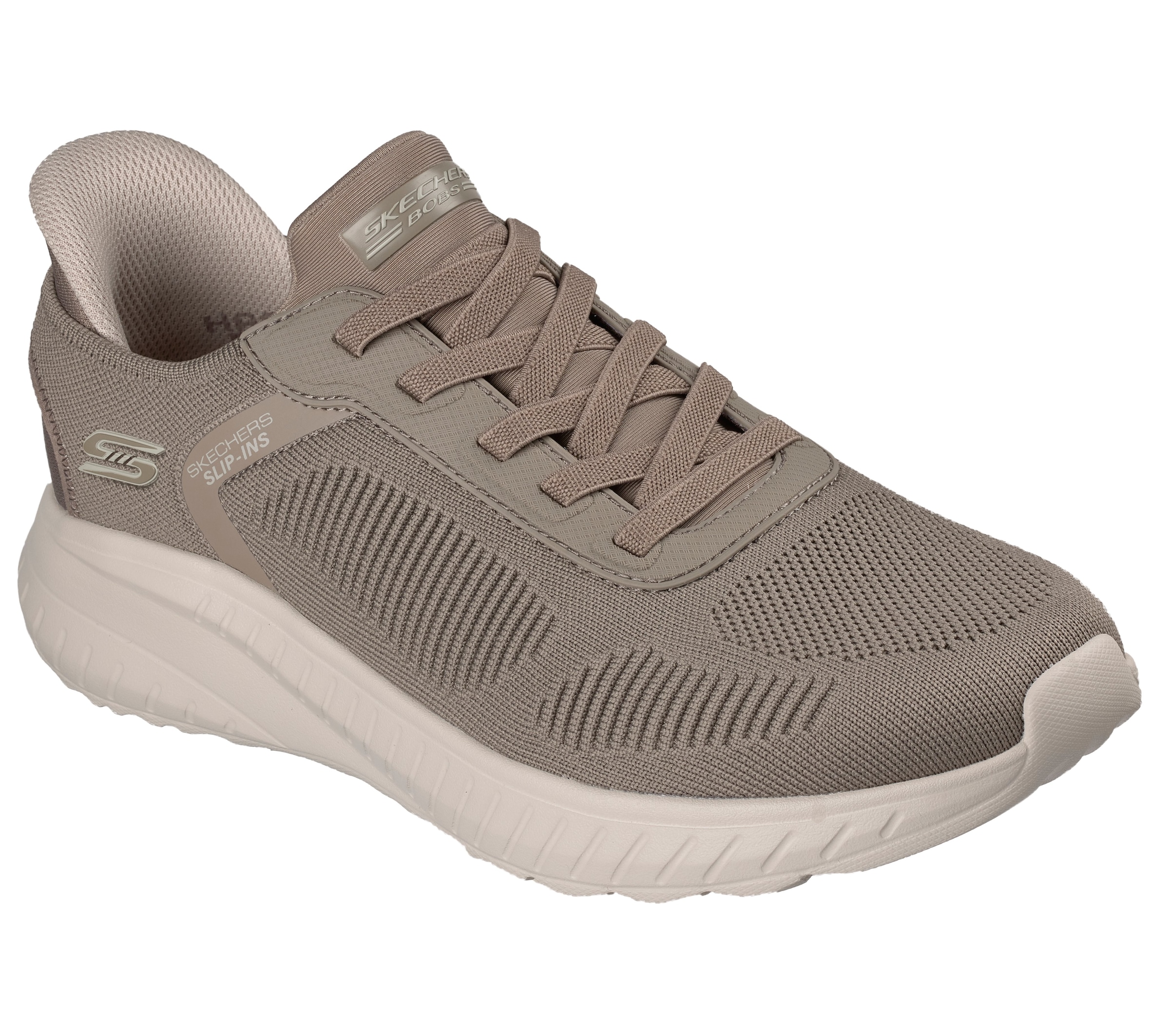 Skechers Slip-On Sneaker »BOBS SQUAD CHAOS-SOLID STEP«  Schlupfschuh, Slipper, Sneaker zum Schlupfen