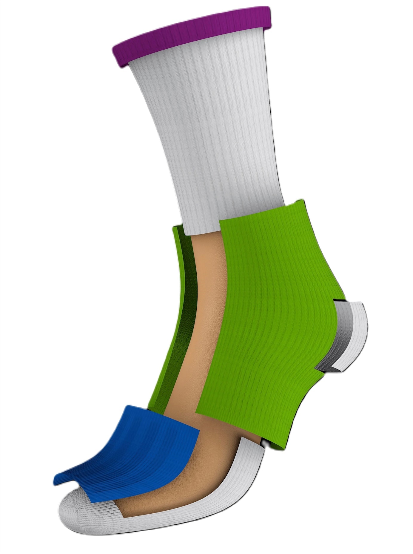   Komfortsocken 1 Paar tlg.