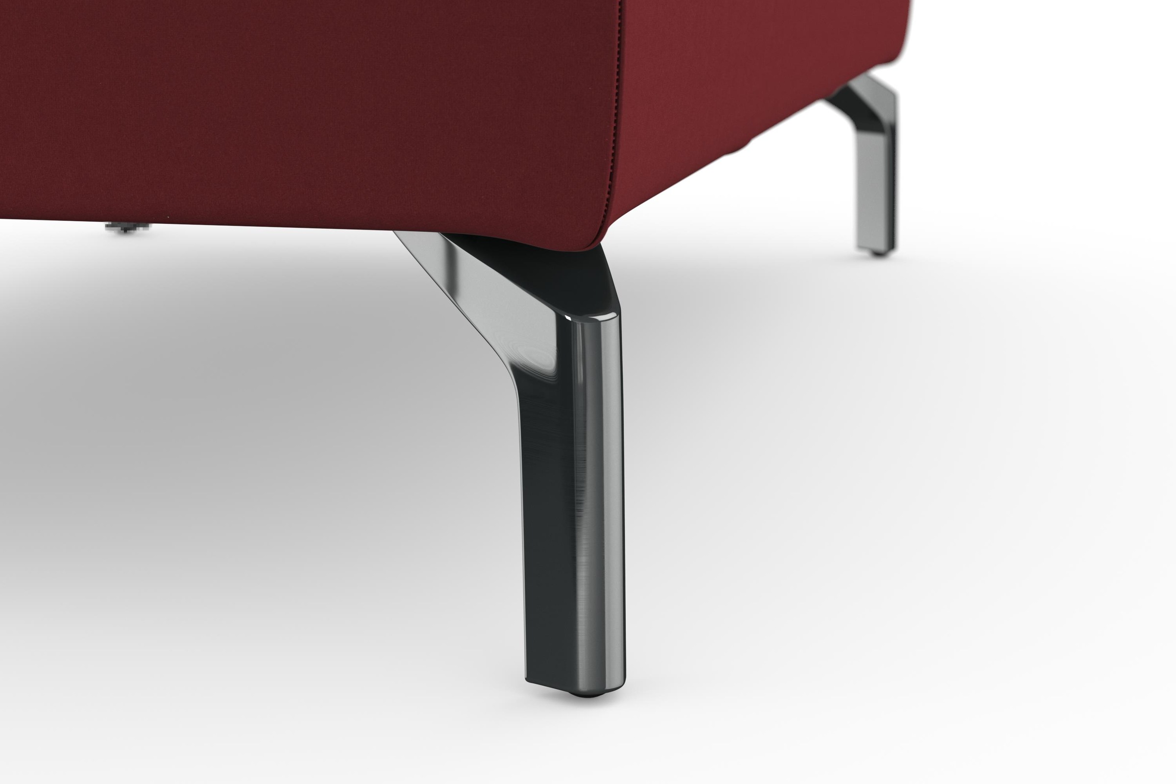 sit&more Hocker »Bendigo«, mit Klappfunktion, Bodenfreiheit 15 cm, wahlweise in 2 Fußfarben
