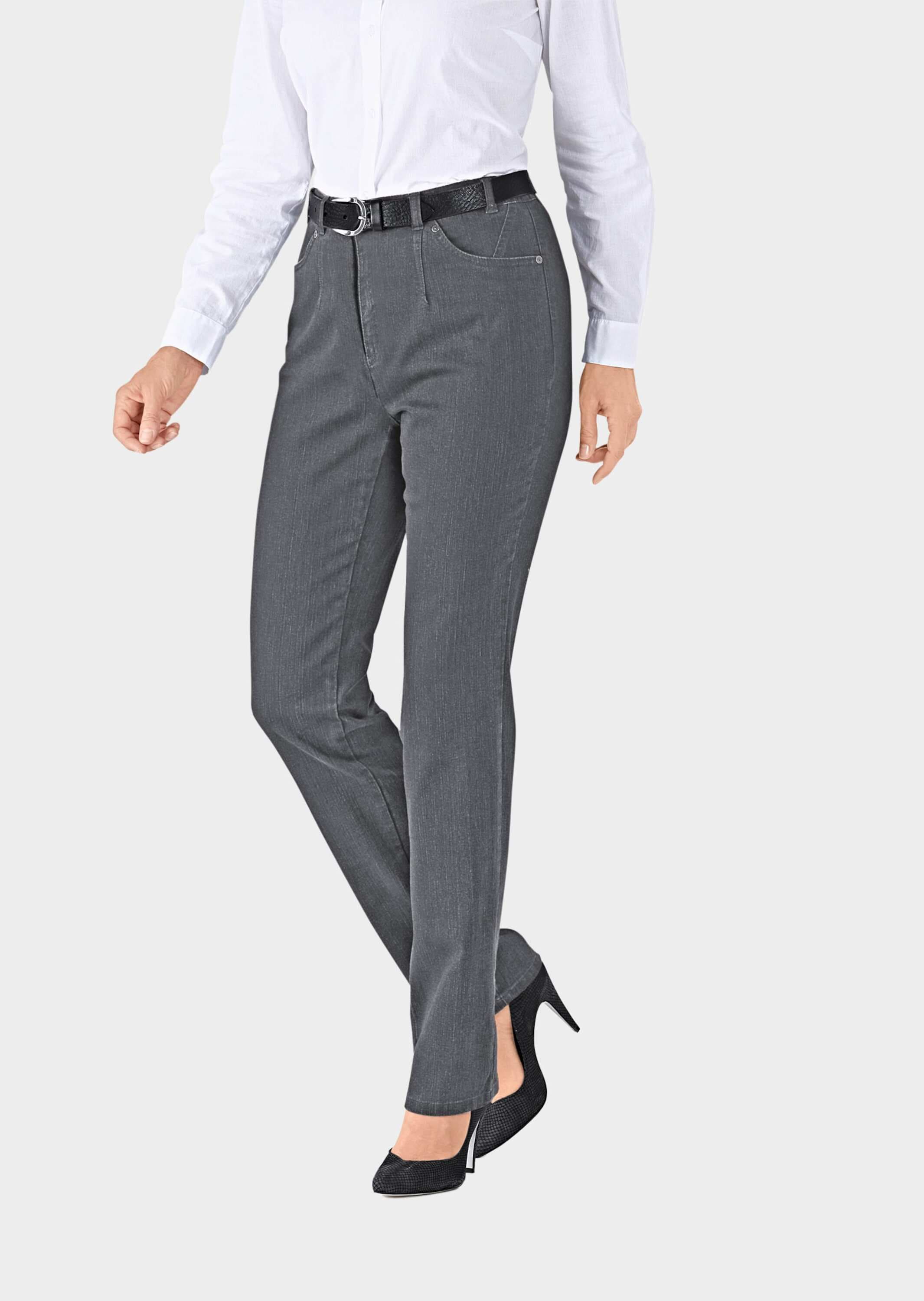 GOLDNER Regular-fit-Jeans »Kurzgröße Schlichte Jeanshose Carla«