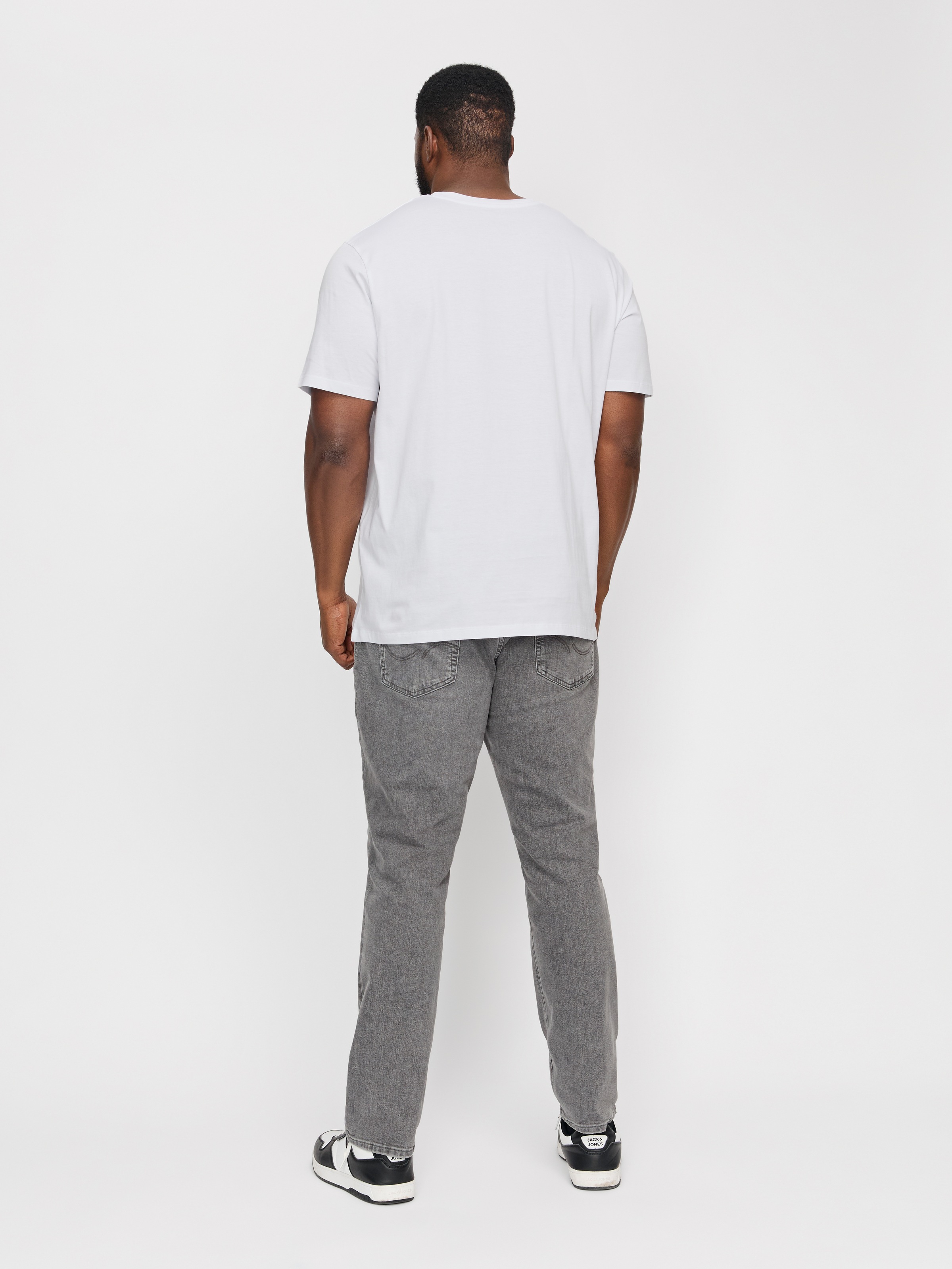 Jack & Jones PlusSize Rundhalsshirt »JJECORP LOGO TEE SS O-NECK NOOS PLS« Baumwolle, regular fit