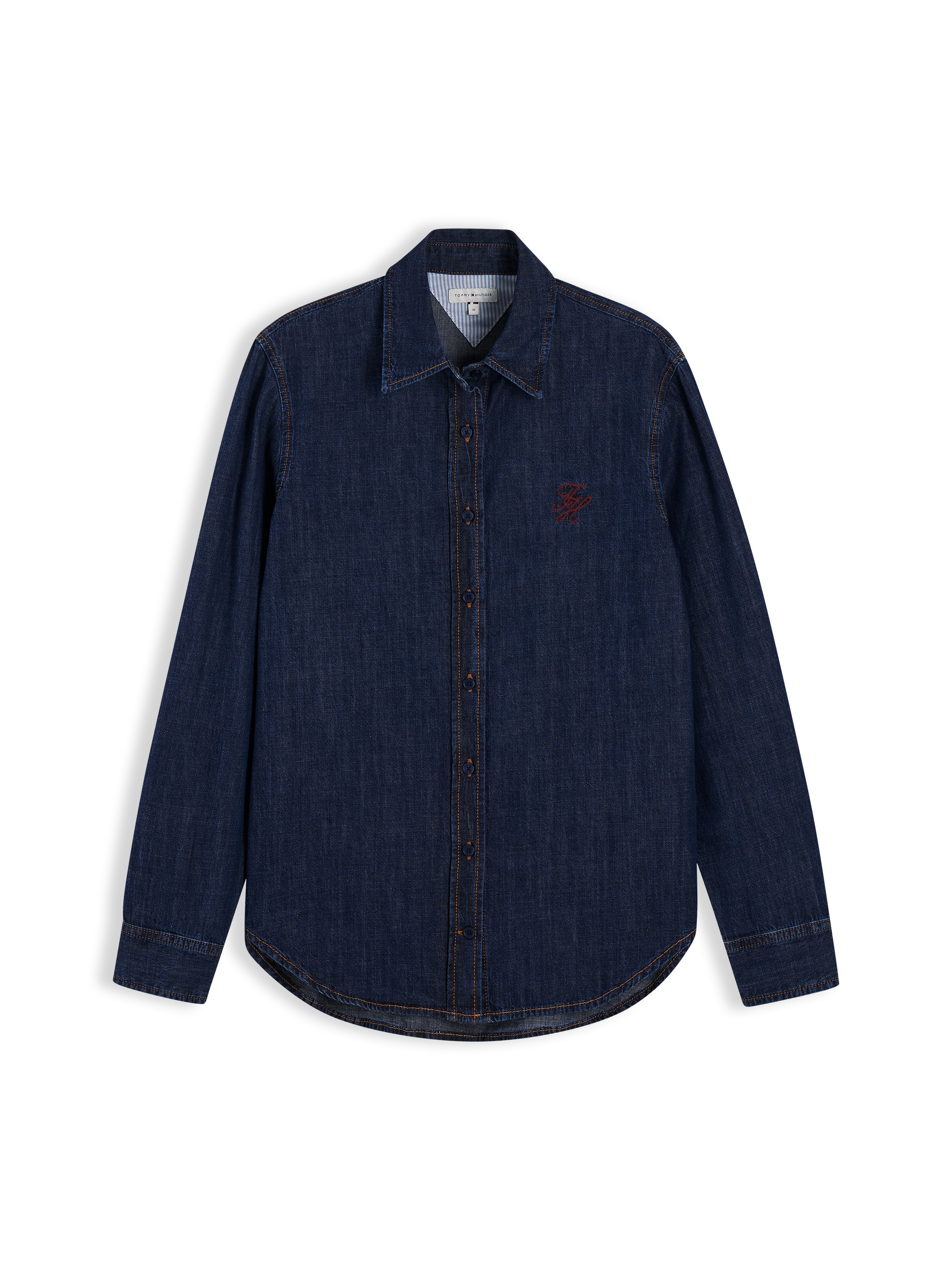 Tommy Hilfiger Jeansbluse »RELAXED SHIRT MYF« Baumwolle, relaxed fit