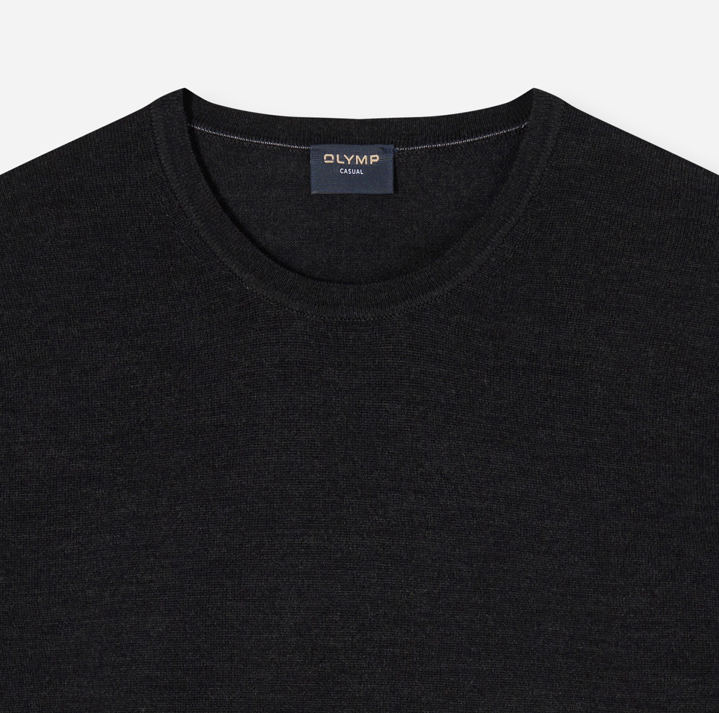 OLYMP Rundhalspullover »OLYMP Strick Casual« moderner Strickpullover