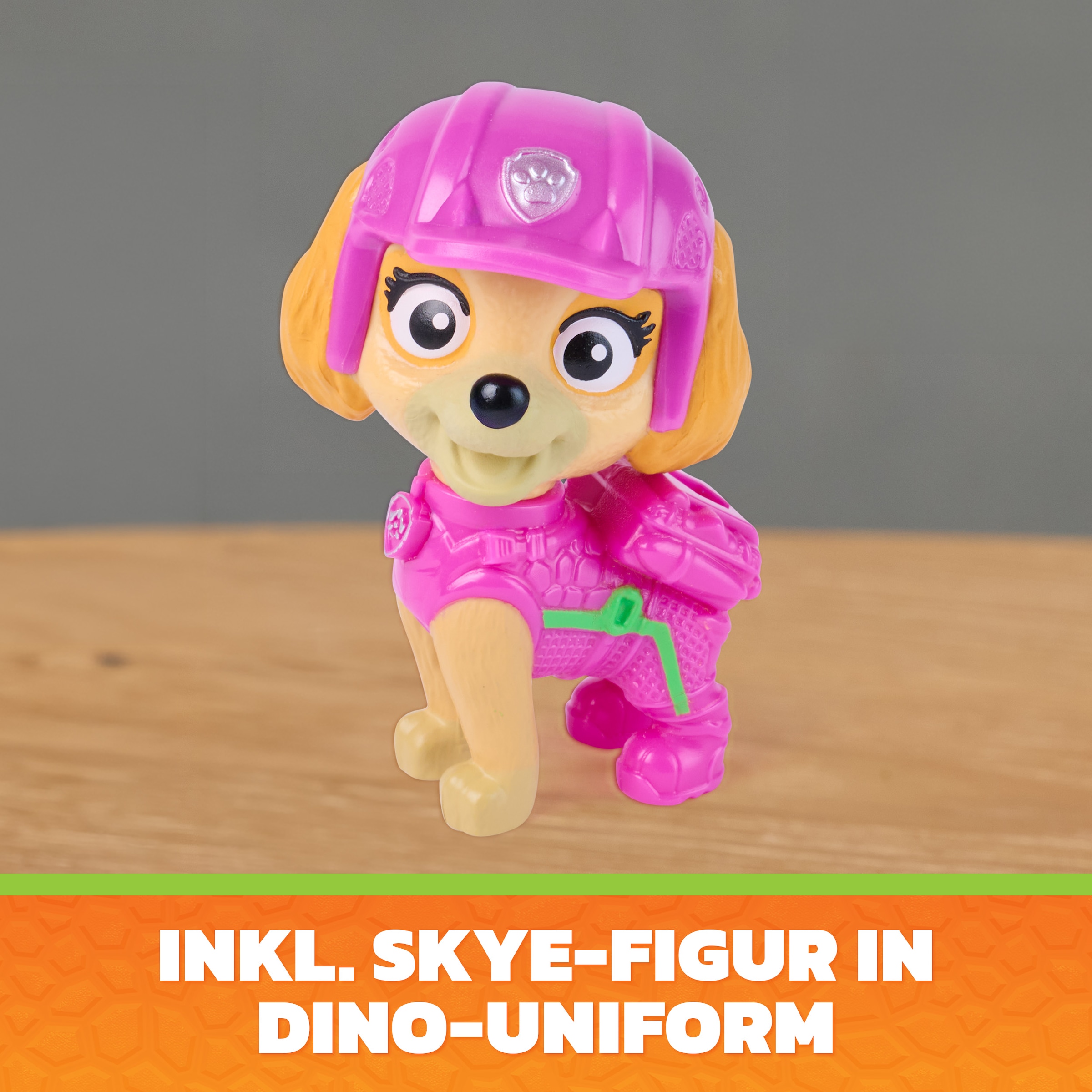 Spin Master Spielfigur »PAW Patrol: Der Dino Film, Roaring Pups, Skye & Spinosaurus Dino-Figur« mit Soundeffekten