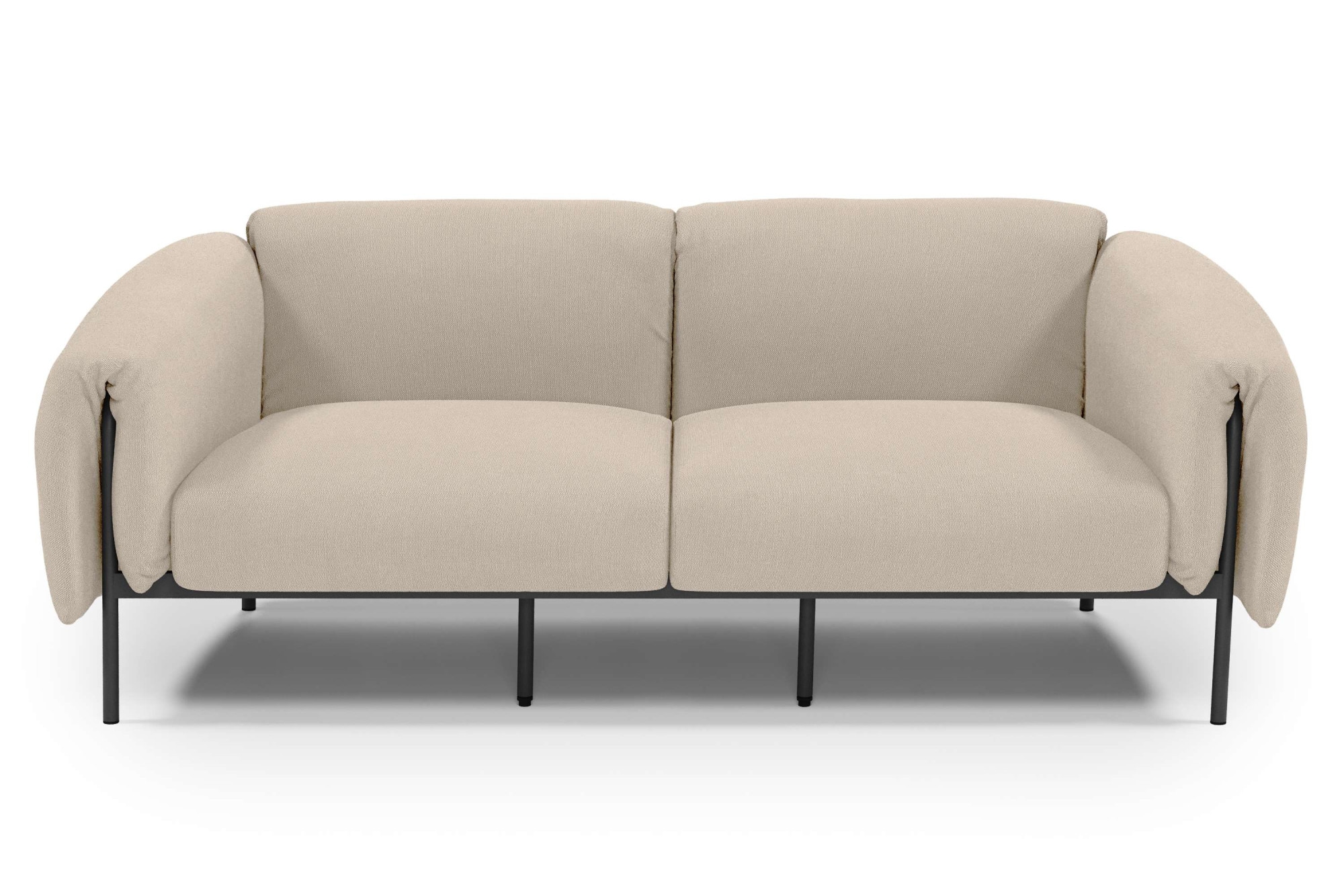 andas 2-Sitzer »Lumi« Outdoor Gartensofa, wetterfeste Materialien, Breite 186 cm