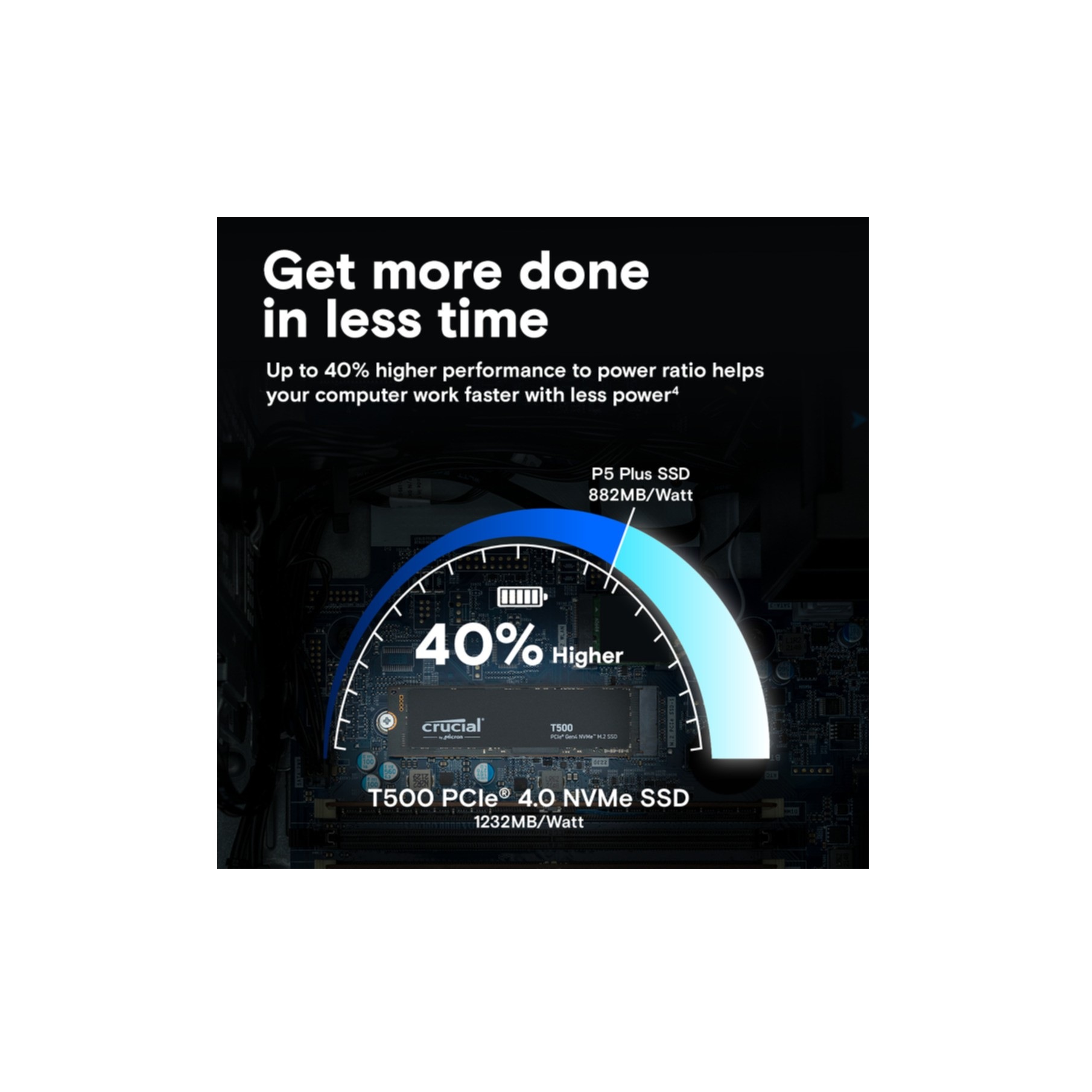 Crucial interne SSD »T500«