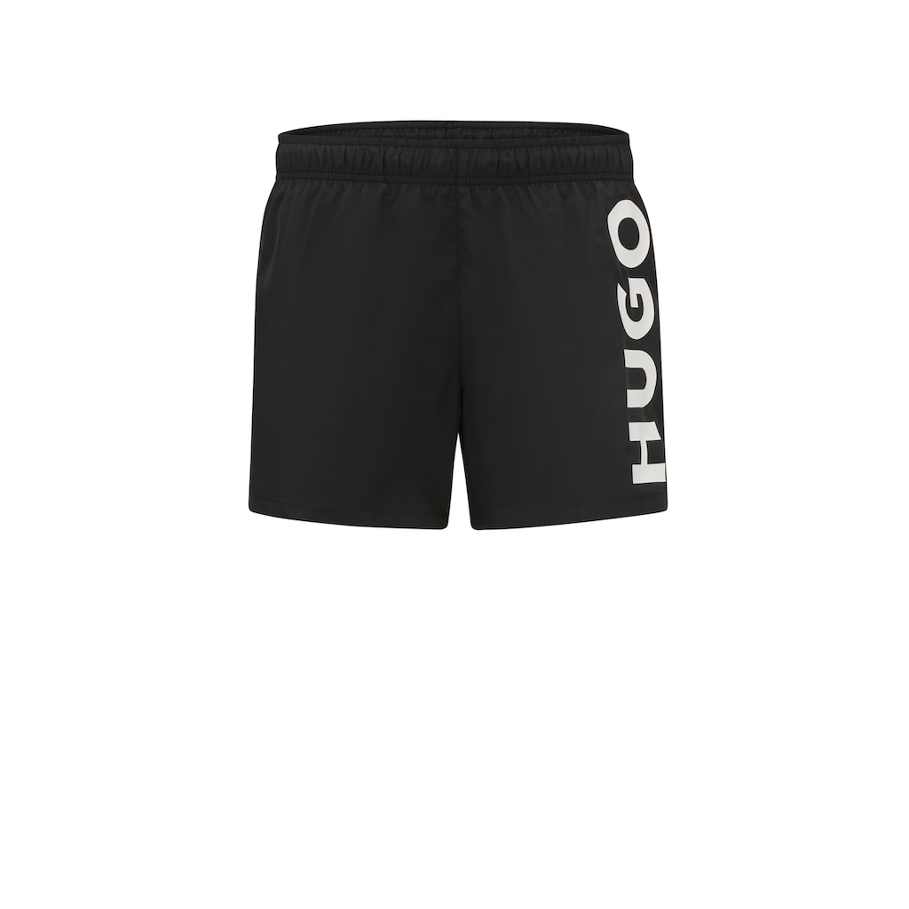HUGO Underwear Badeshorts »ABAS«, seilich mit großem HUGO Logo-Print
