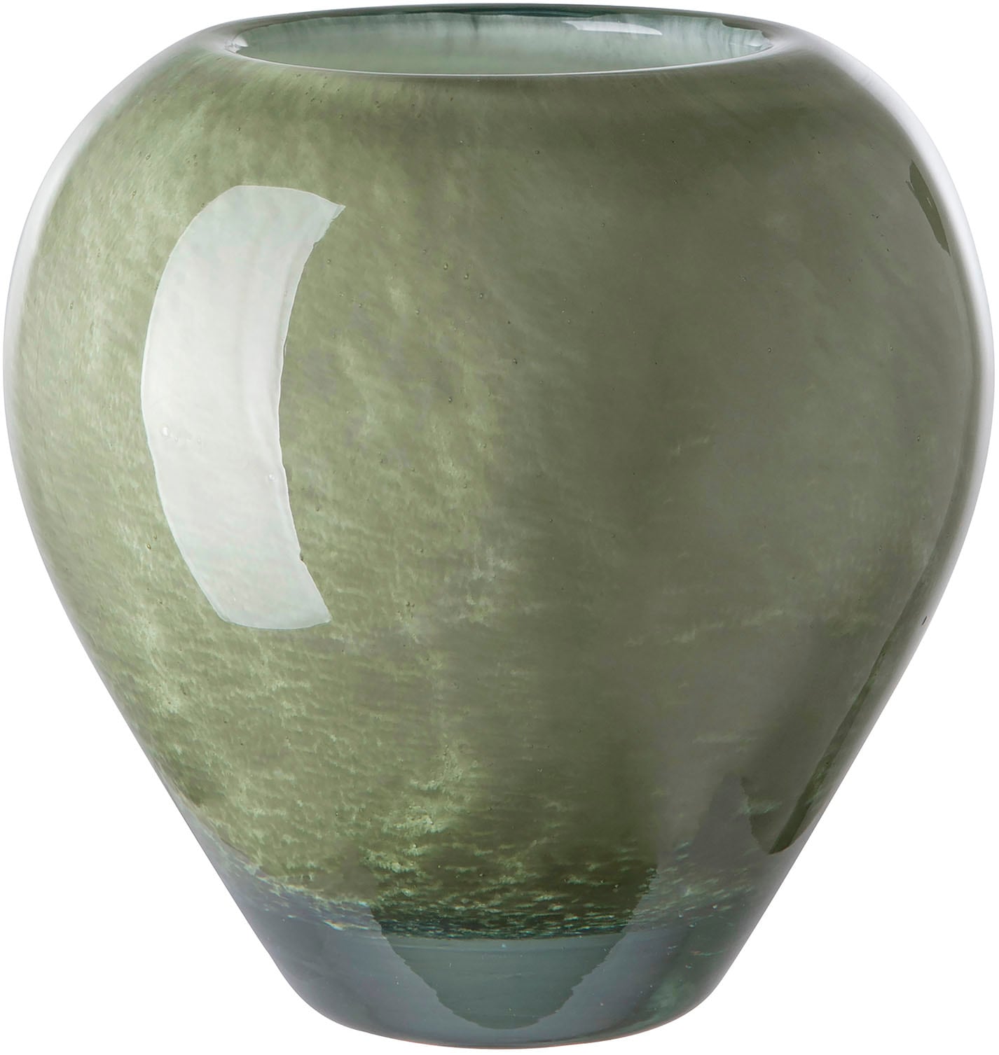 Fink Tischvase »Lesly«, (1 St.), Vase aus Glas, Dekovase, Gefäß für Blumen, Höhe ca. 14 cm