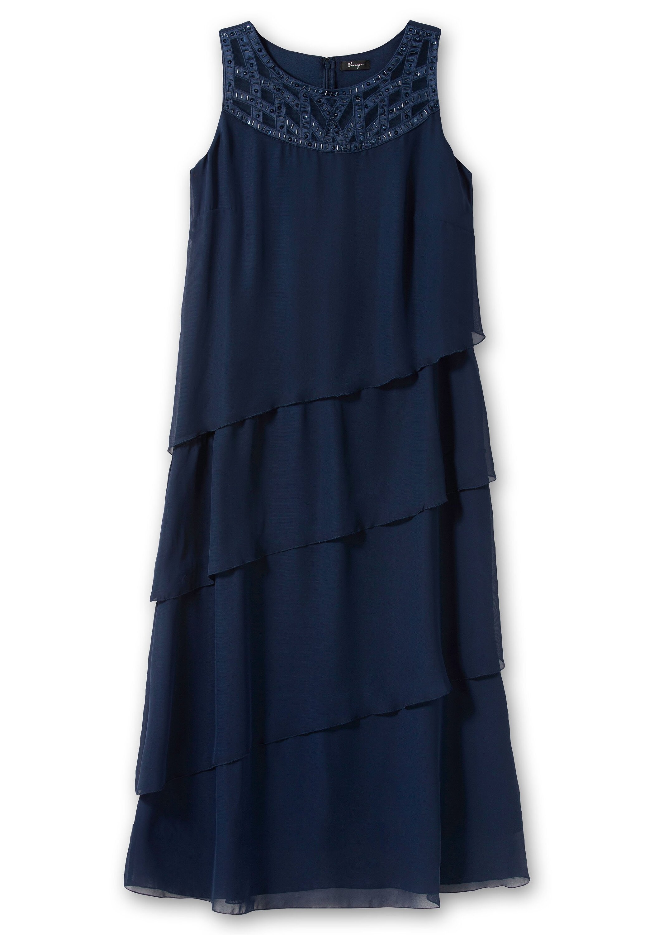 Sheego Abendkleid »Abendkleid in figurumspielender Form«