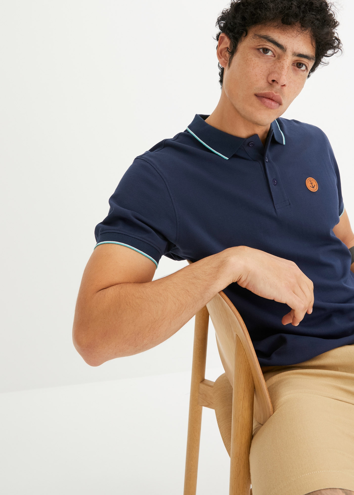 bonprix Poloshirt »Piqué-Poloshirt aus reiner Baumwolle« Piqué-Poloshirt aus reiner Baumwolle