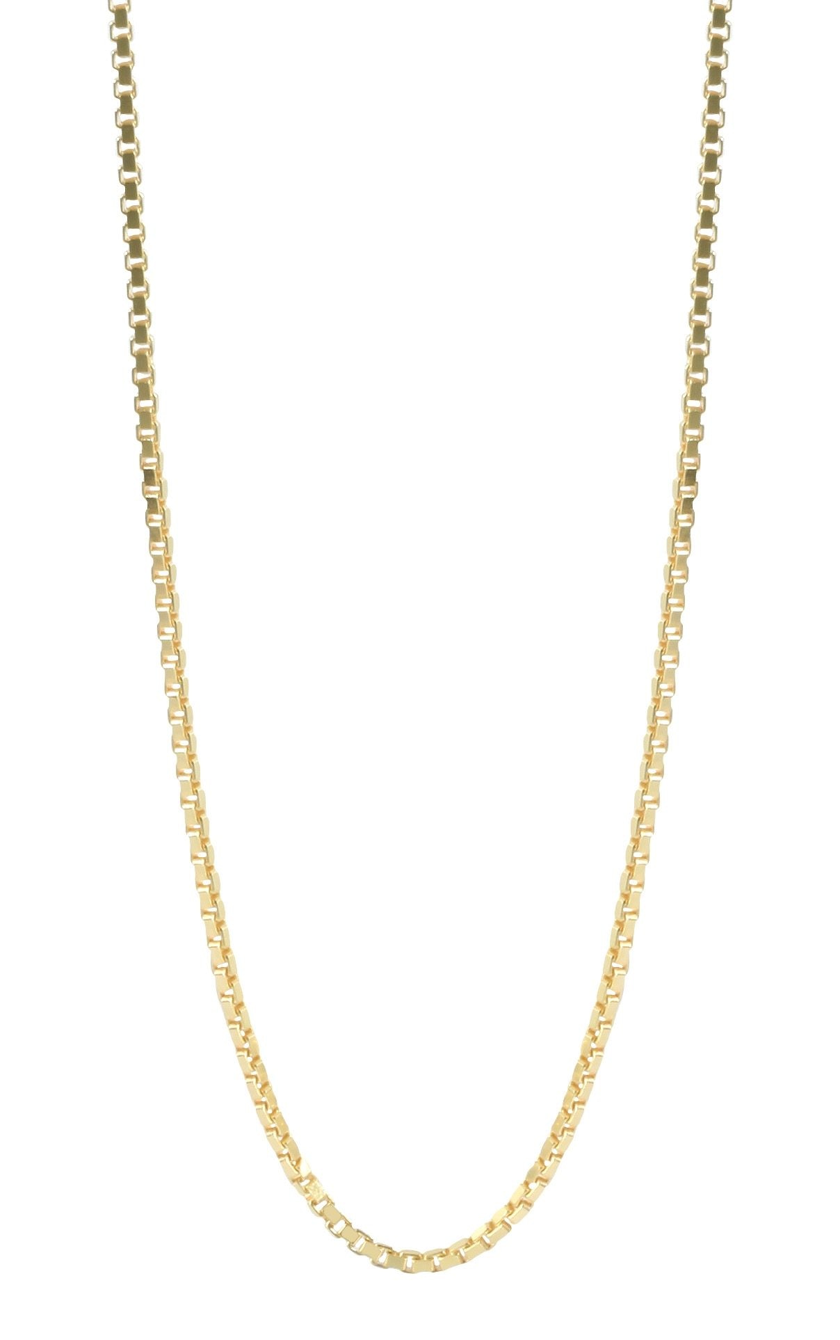 Adelia´s Gliederkette »Unisex Halskette ¿ Venezianerkette aus 333 Gold 40 cm«