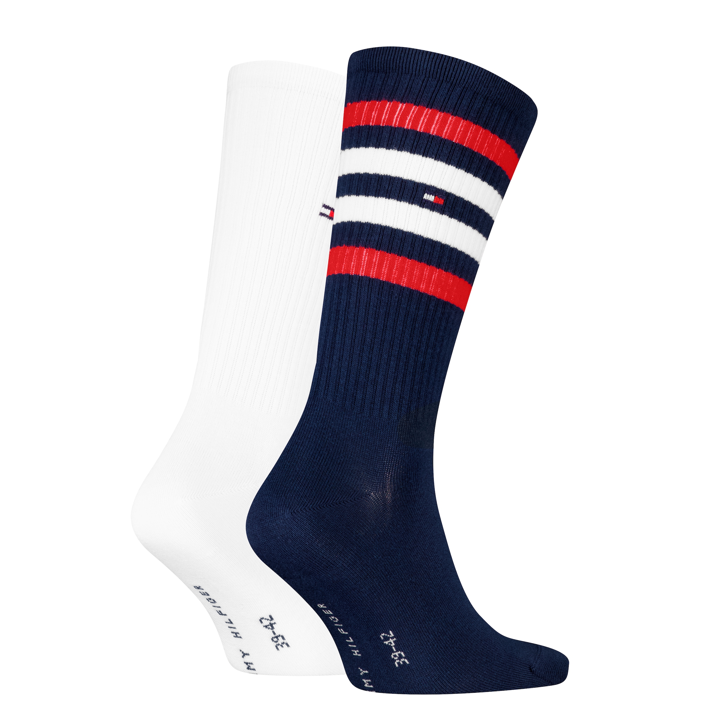 Tommy Hilfiger Socken »TH MEN SPORT SOCK 2P STRIPE«, (2 Paar), mit farbenfrohen Streifendetails