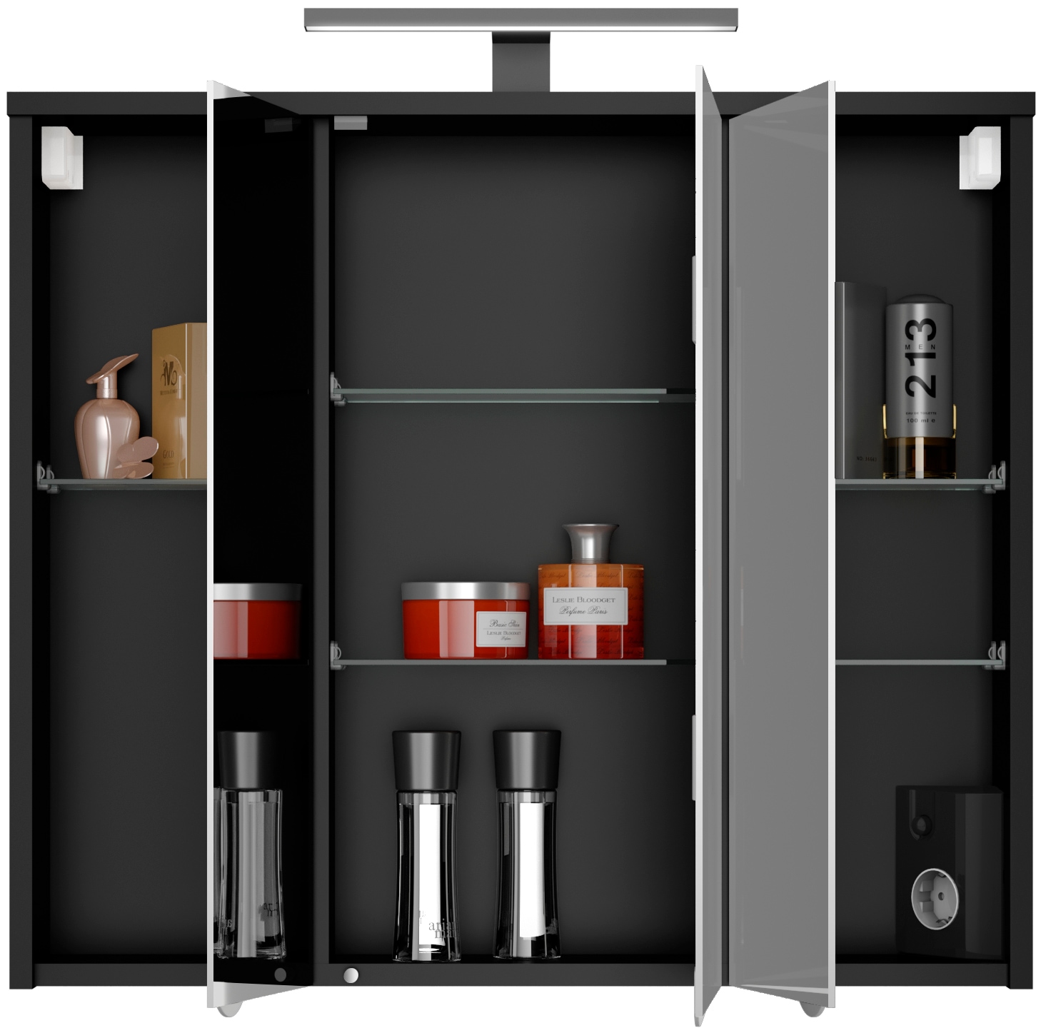 jokey Badezimmerspiegelschrank »Arda LED« 1 Stk. tlg. 72,2 x 68,2 cm, Tiefe 19,5 cm