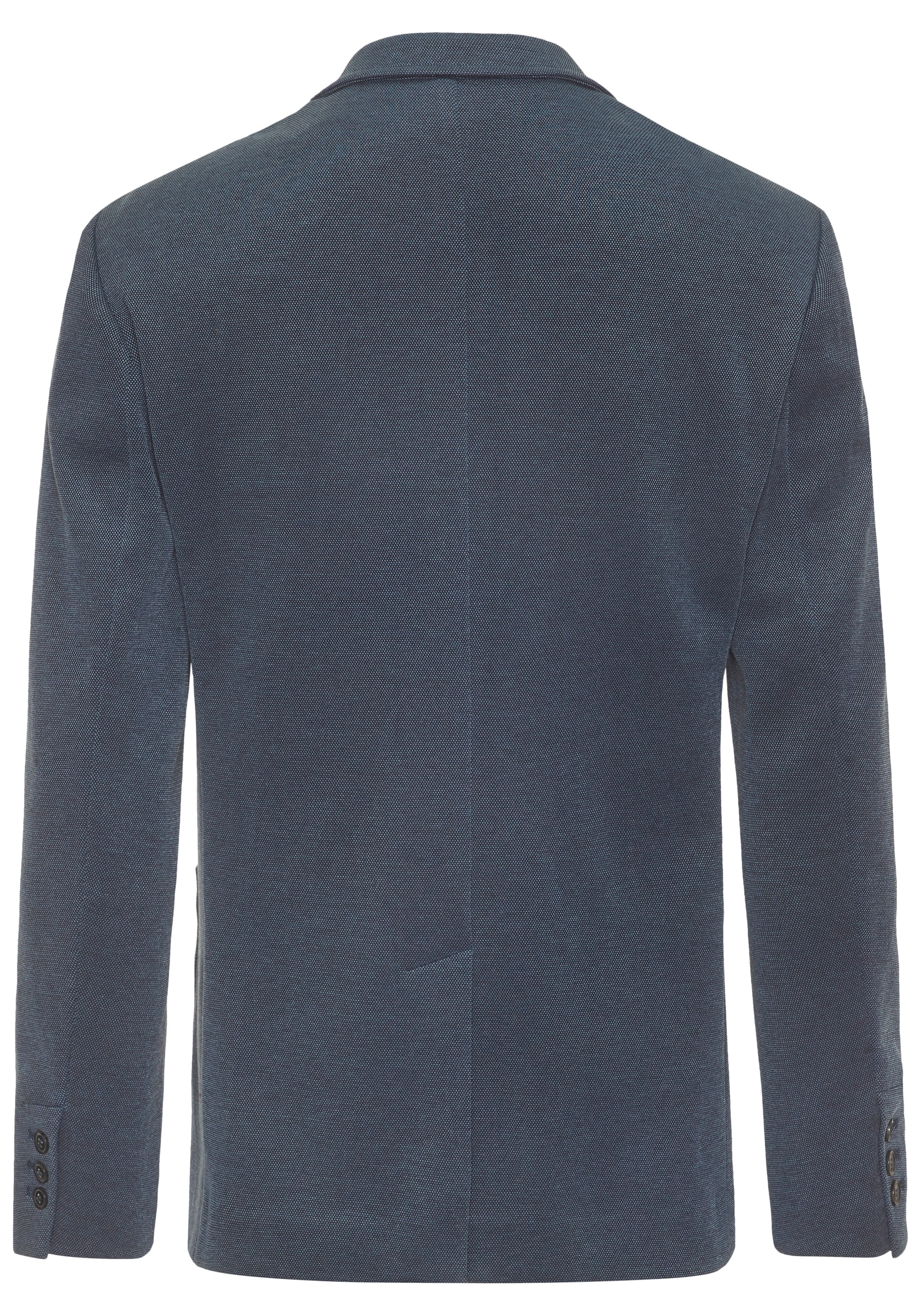 John Devin Sakko »aus elastischer Pikee-Qualität« lässiges Stretchsakko mit dezentem Muster