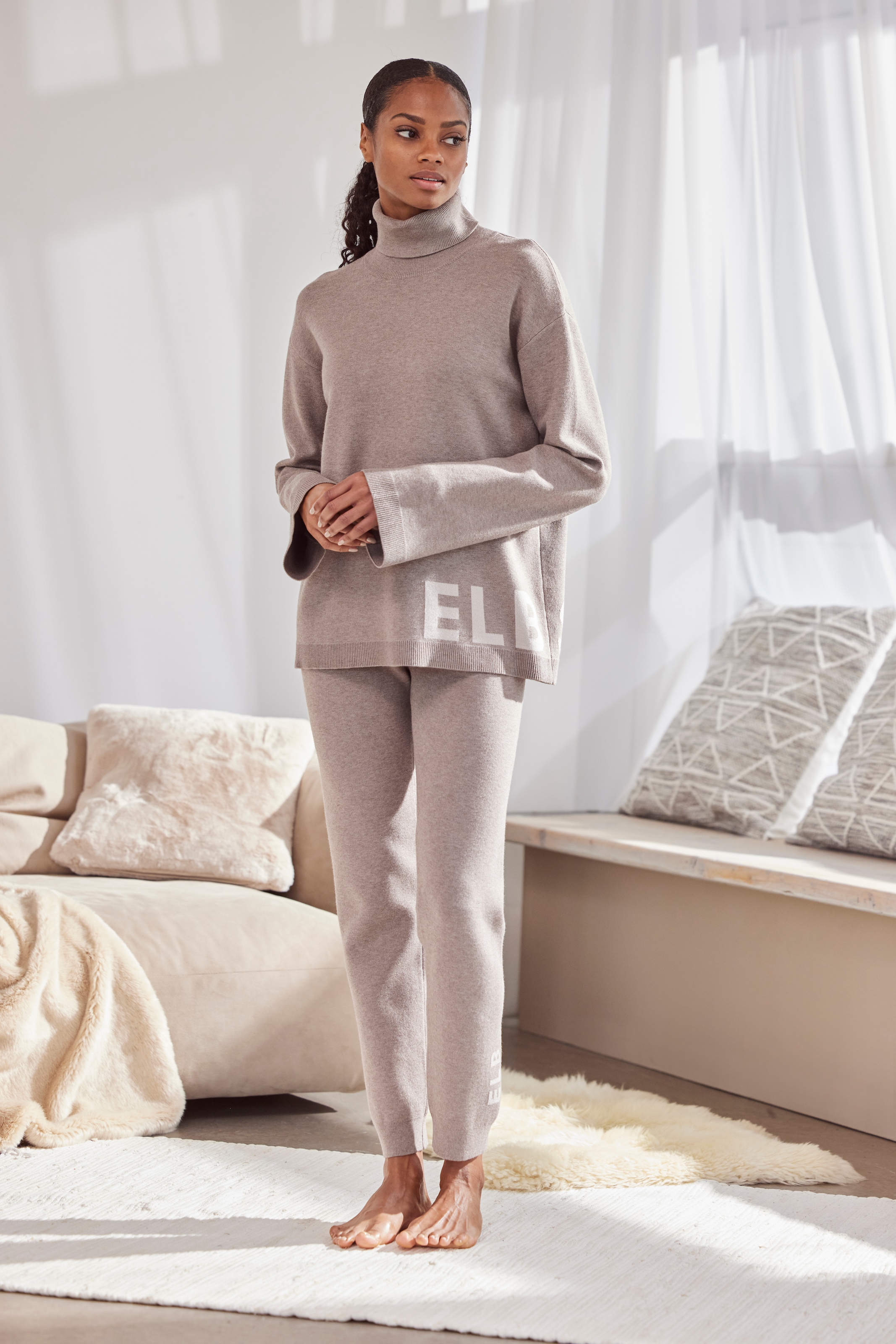 Elbsand Strickhose »- Loungehose - Relaxhose«, aus weichem Strick, Loungewear