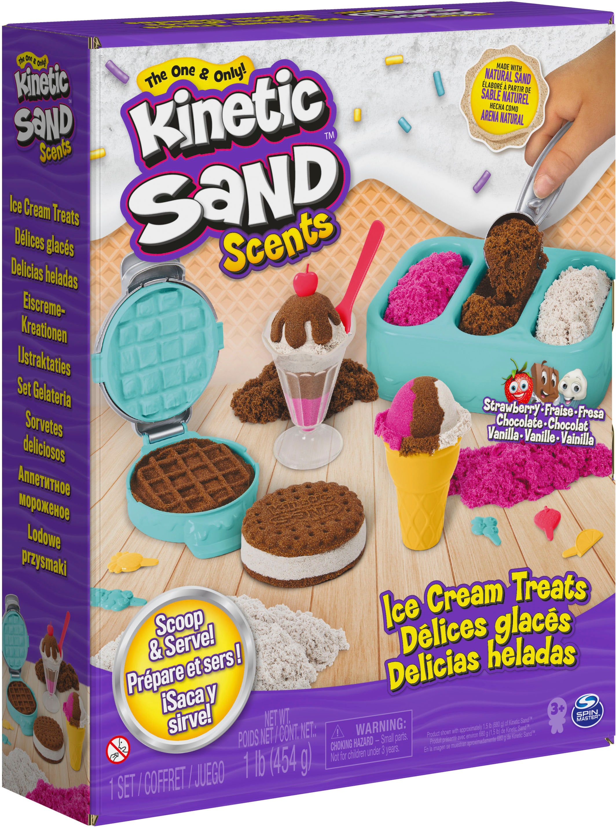 Spin Master Kreativset »Kinetic Sand, Eiscreme Set«, mit Duftsand