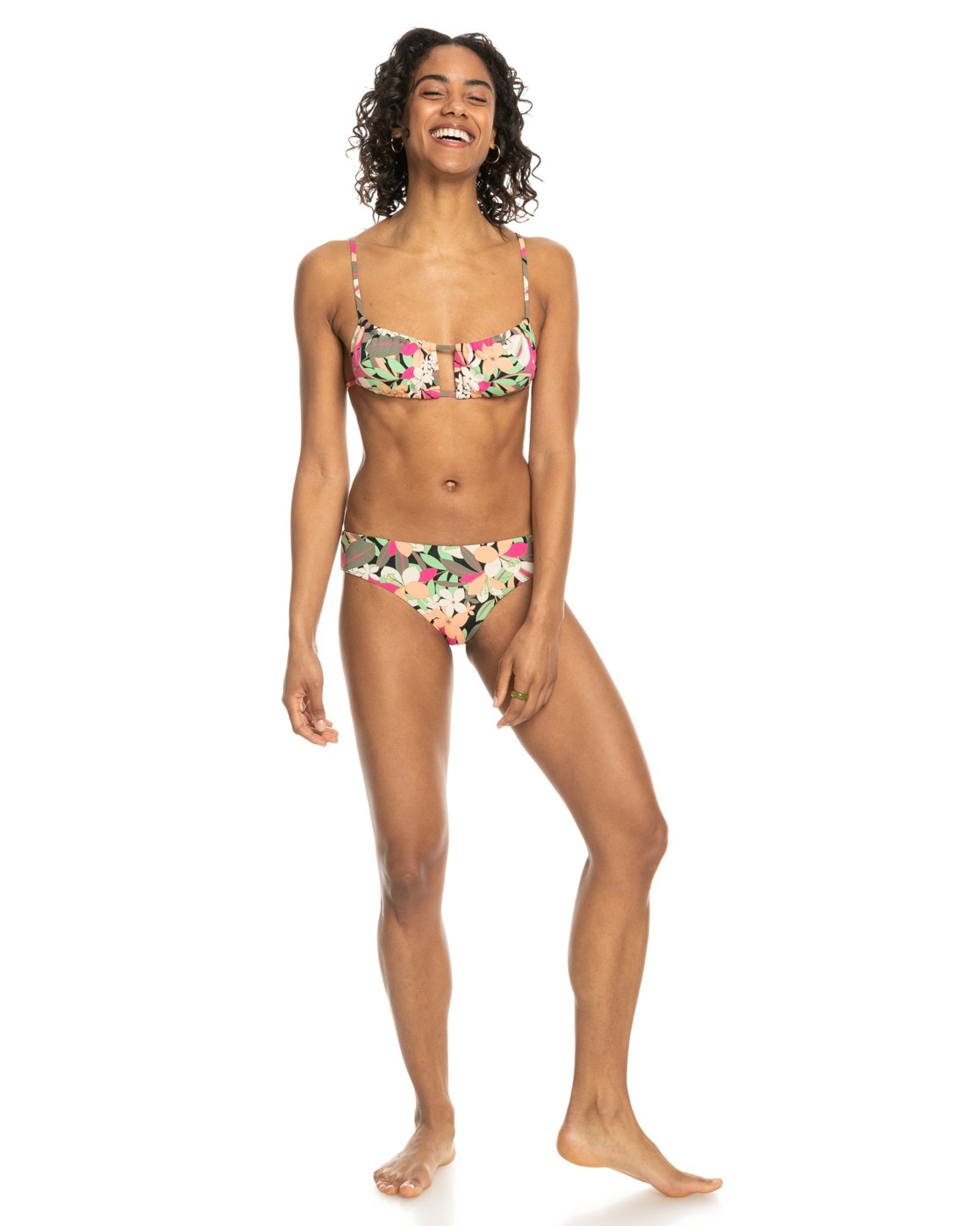 Roxy Bandeau-Bikini-Top »Printed Beach Classics«