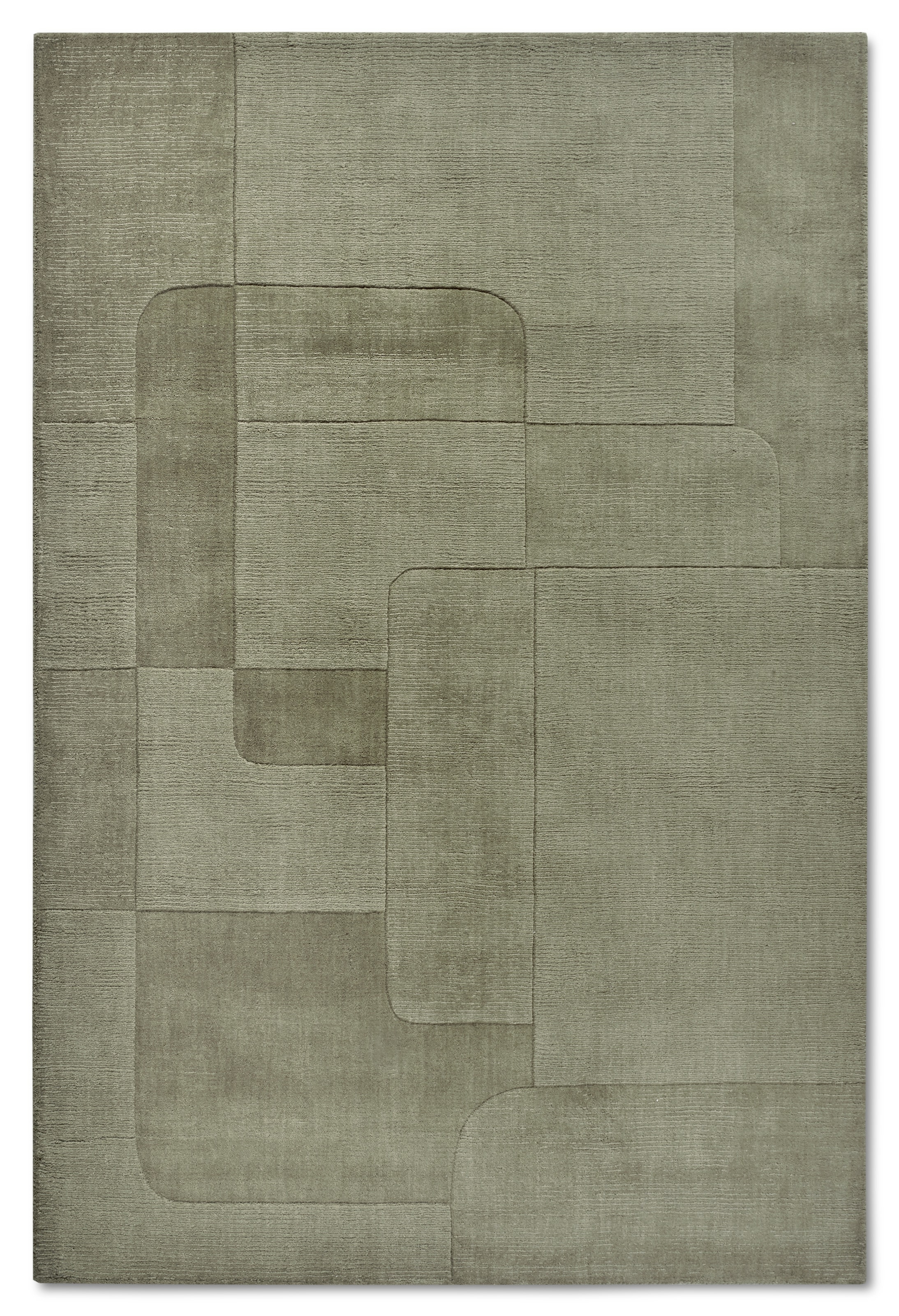 Villeroy & Boch Wollteppich »Charlotte« rechteckig 10 mm Höhe Läufer, Handgewebt, Wolle, Natur, Läufer, Wohnzimmer, Geometrie